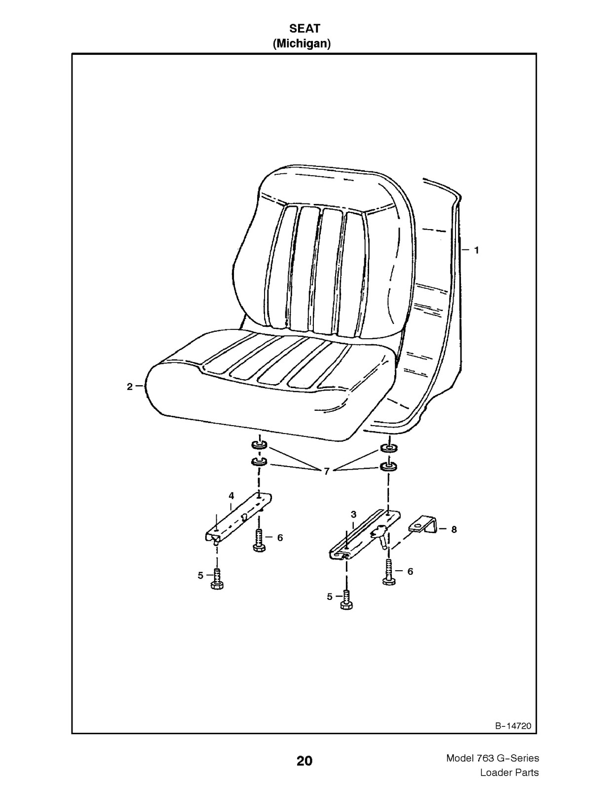 BOBCAT 763 G-Series Parts Manual SN 512250001 512450001 512620001 Up – BOUND