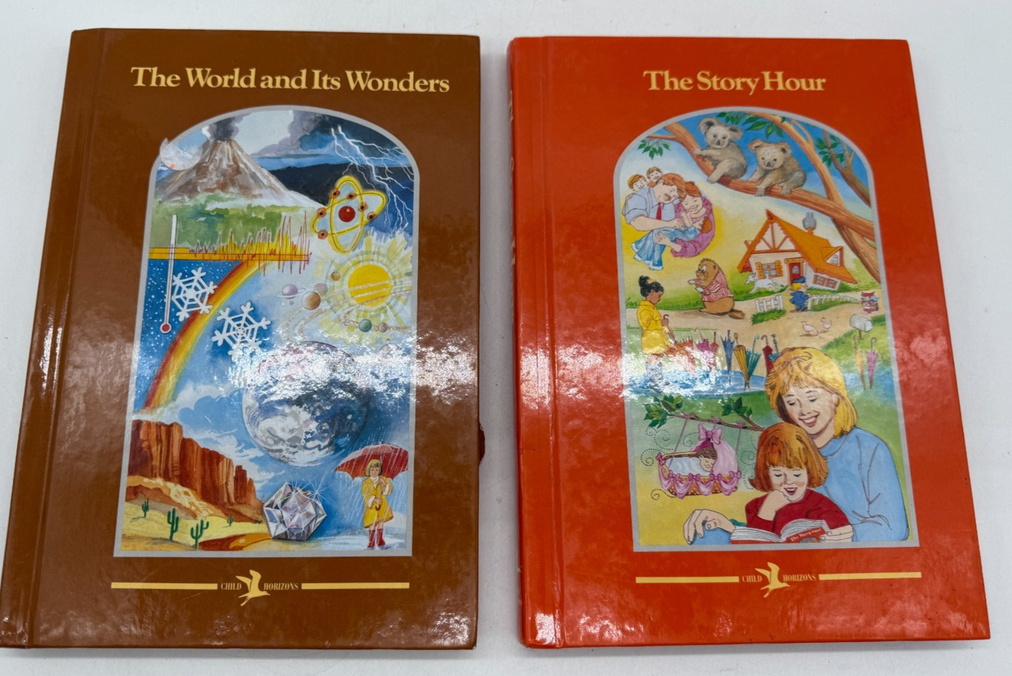 6 Child Horizons Books for Homeschool Base Literature in acceptable cond