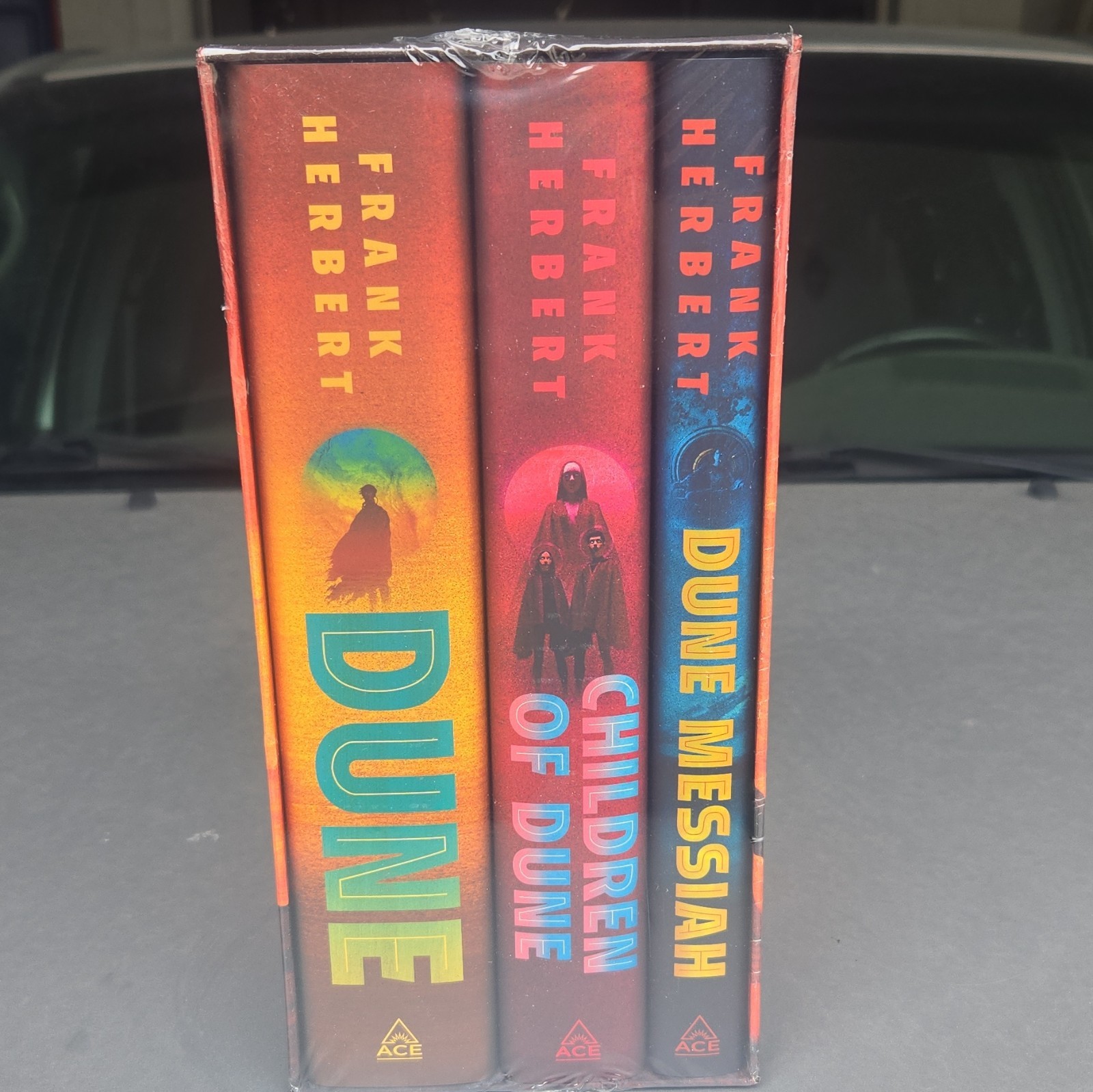 Ace Frank Herbert Dune Saga Deluxe Hardcover 3-Book Box Set (2023)