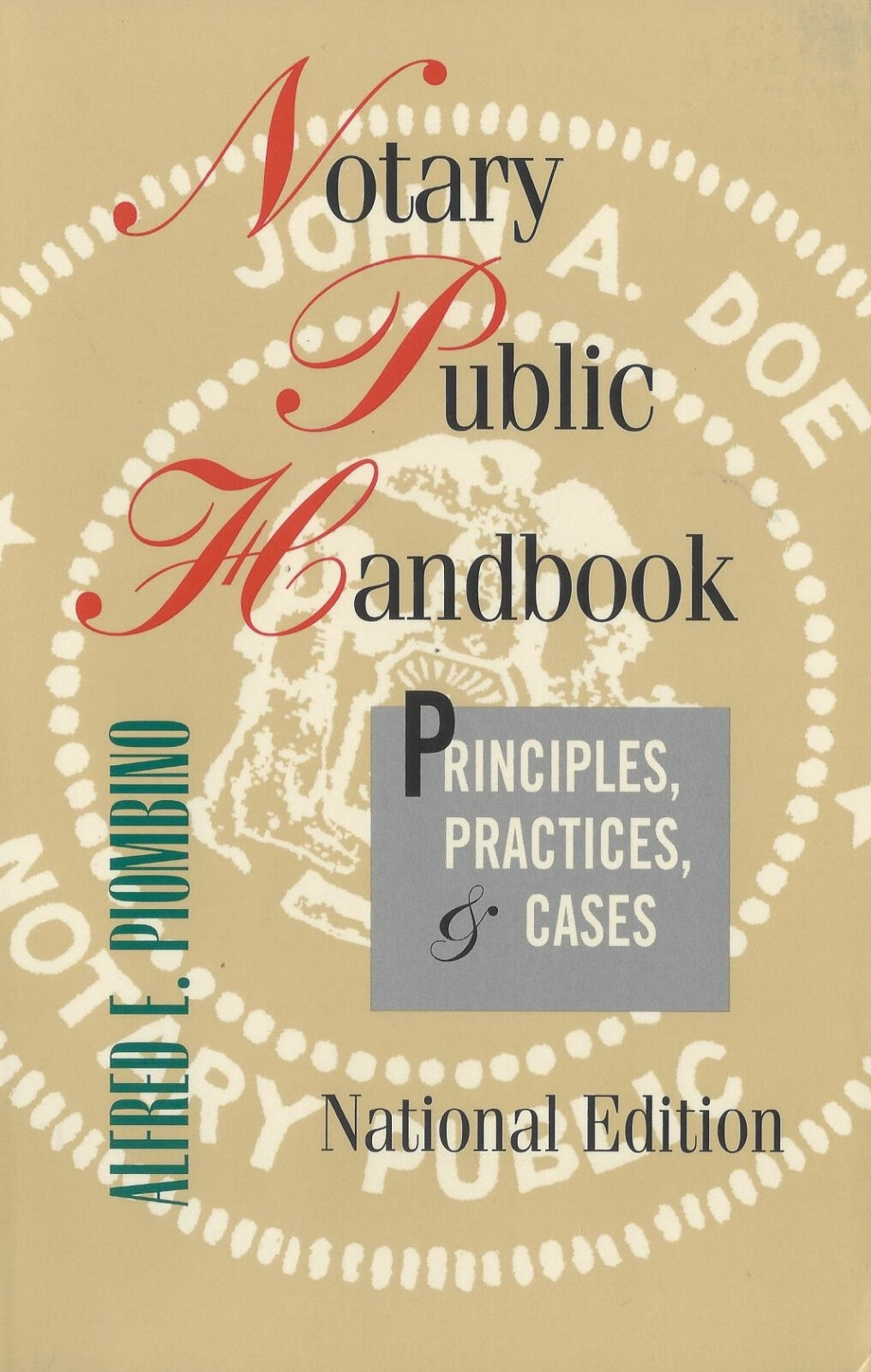 Piombino Notary Handbook Principles National Law Basic Reference Practices Aid
