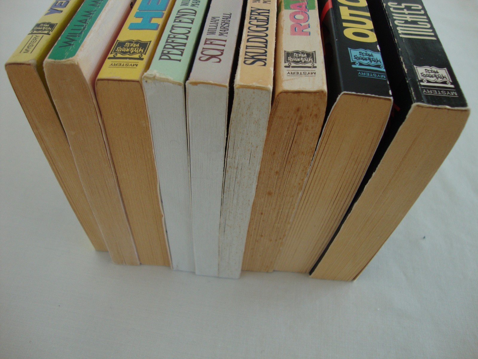 9 HONG KONG rare MYSTERY POLICE DETECTIVE paperback books SCI-FI, HEAD FIRST