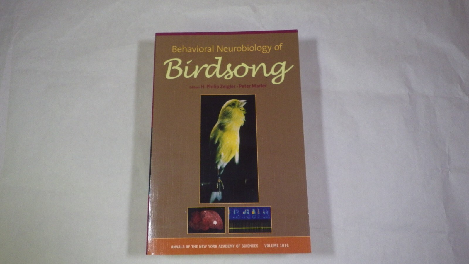 BEHAVIORAL NEUROBIOLOGY OF BIRD SONG (ANNALS OF THE NEW By H. Philip Zeigler