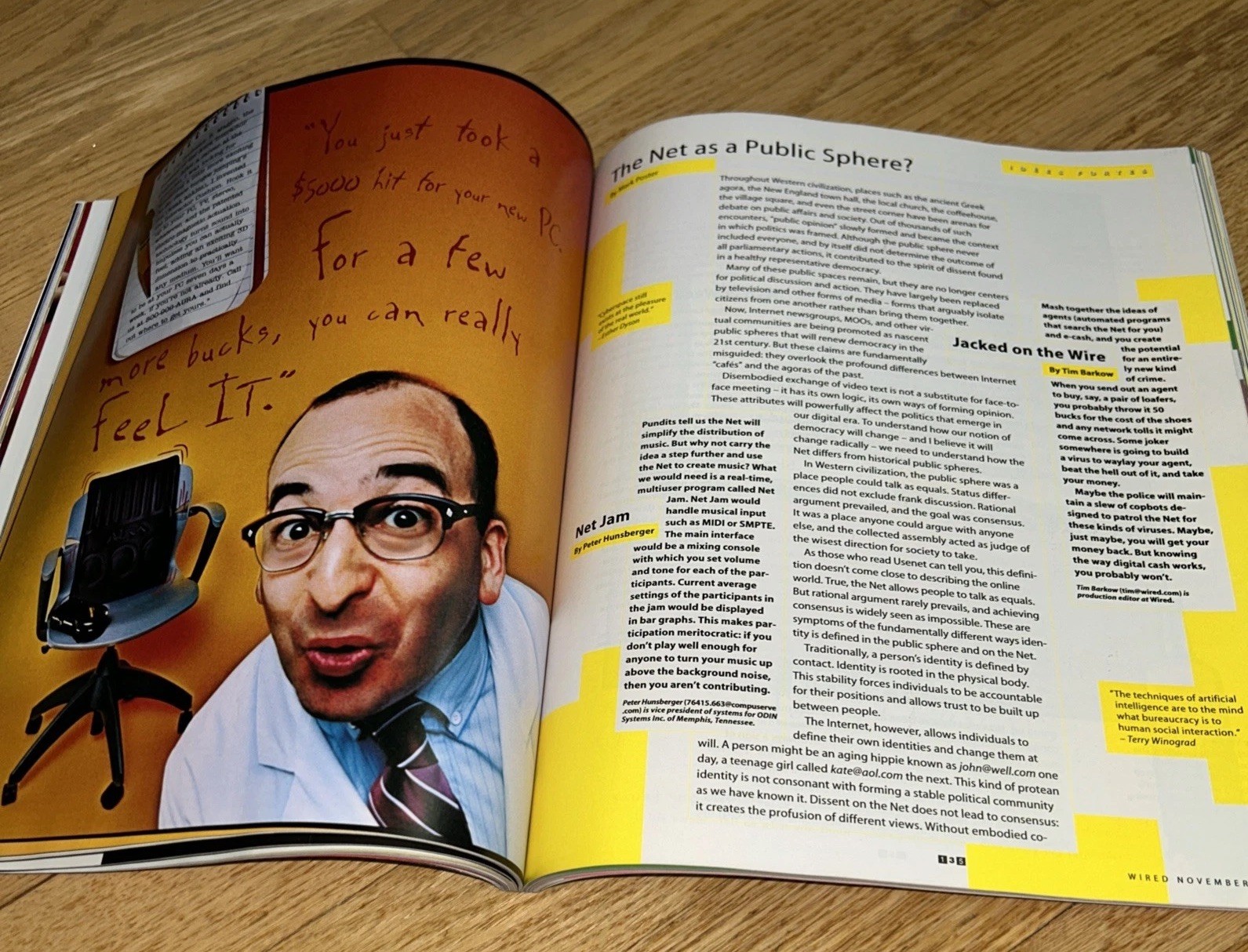 November 1995 WIRED Magazine – Nicholas Negroponte, The Media Lab at 10