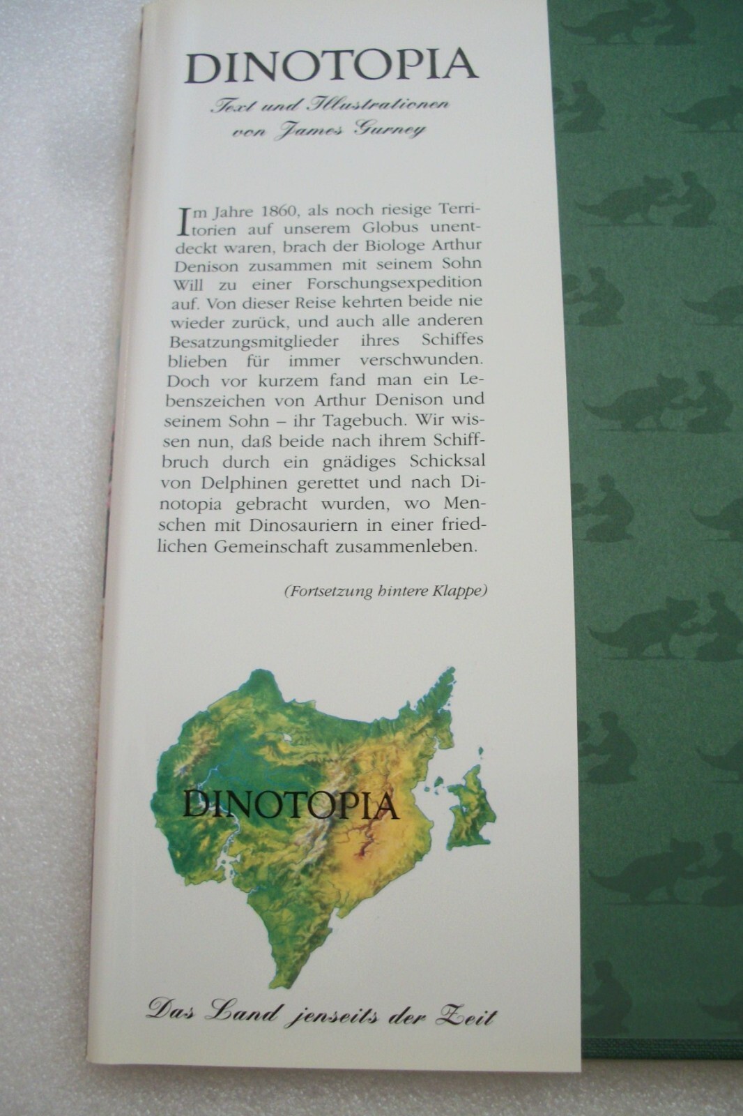 Dinotopia by James Gurney – GERMAN LANGUAGE Edition – 1993 – Hardcover w/DJ