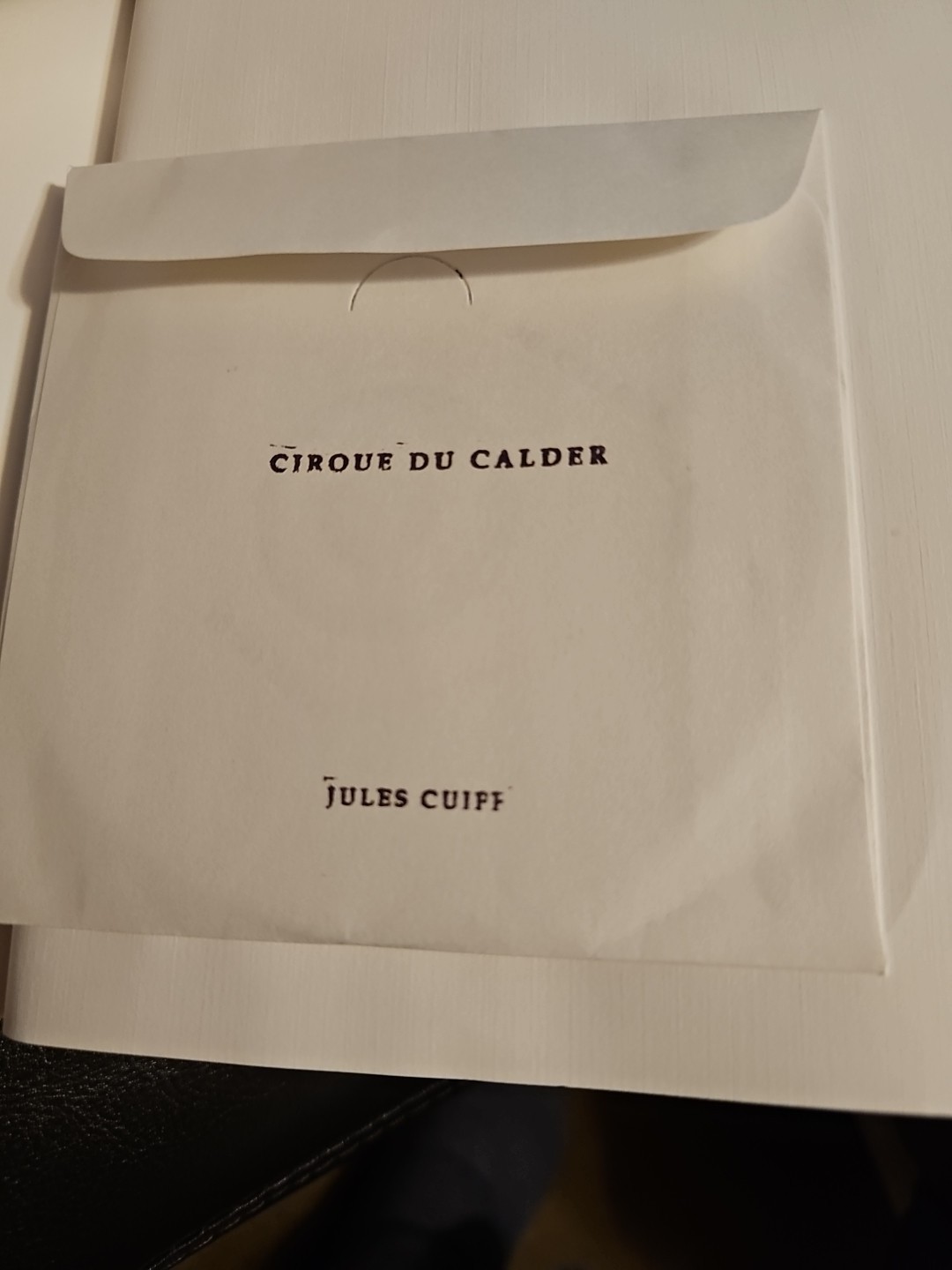 Cirque Du Calder Hand-Made Limited Edition Book Signed Canal Paper & CD Version