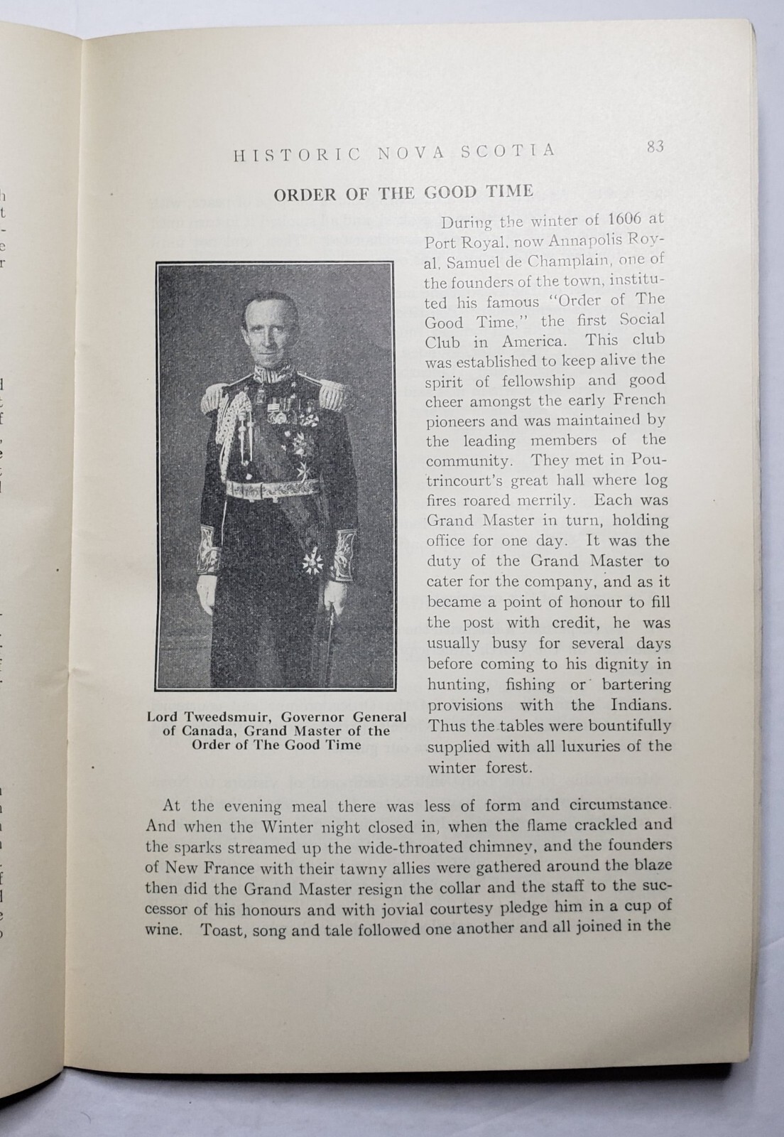Historic Nova Scotia 1930s 5.5″ x 8.5″ 116 Pages Paperback Government of N.S.