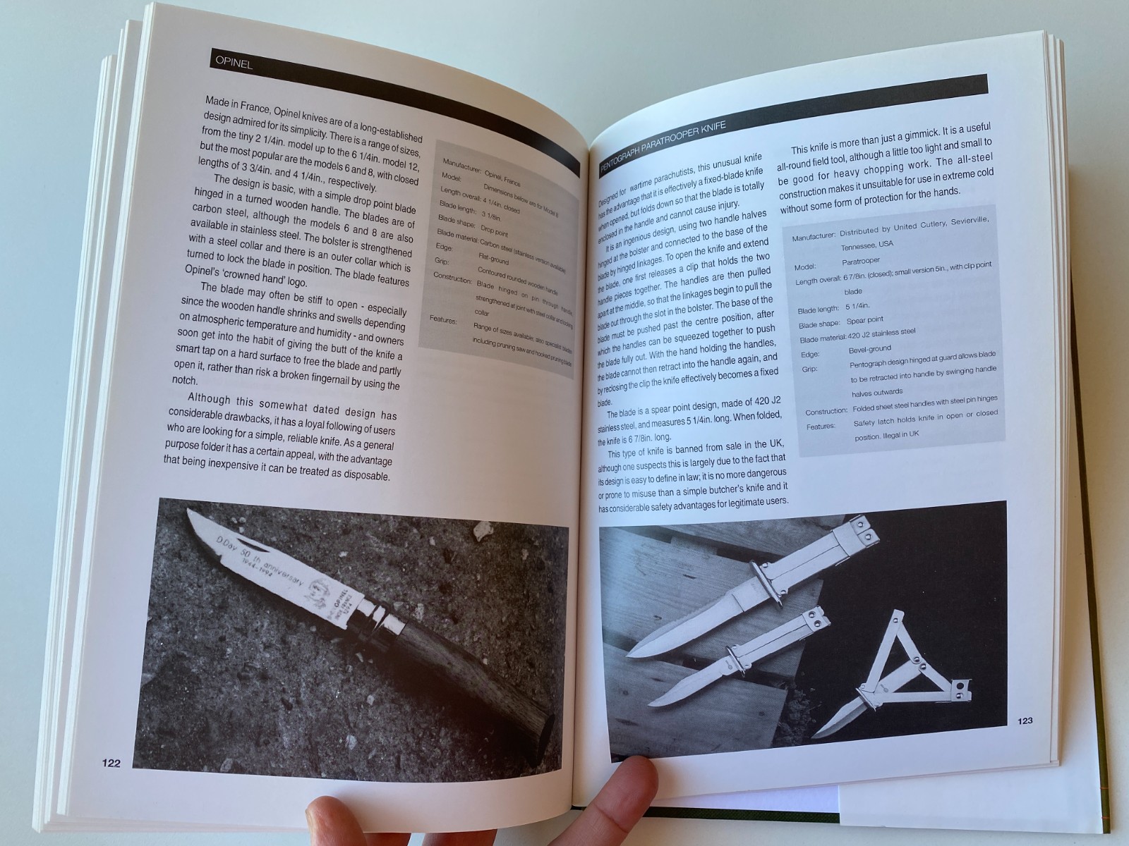 KNIVES~Military Edged Tools Weapons~JAMES MARCHINGTON~2000 HCDJ~Tomahawk~Assegai