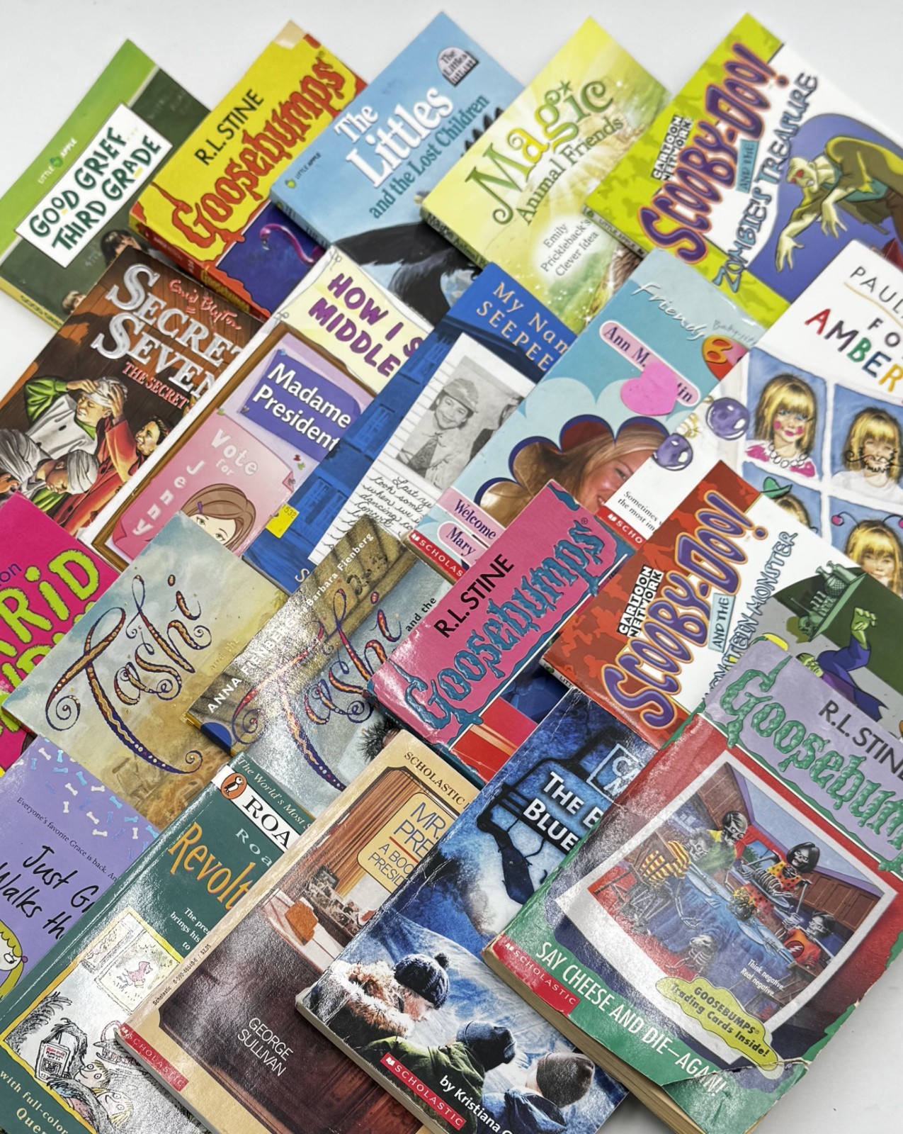 Bulk/Huge Lot of 25 Children’s Kids Chapter Books – Random – Free Shipping!