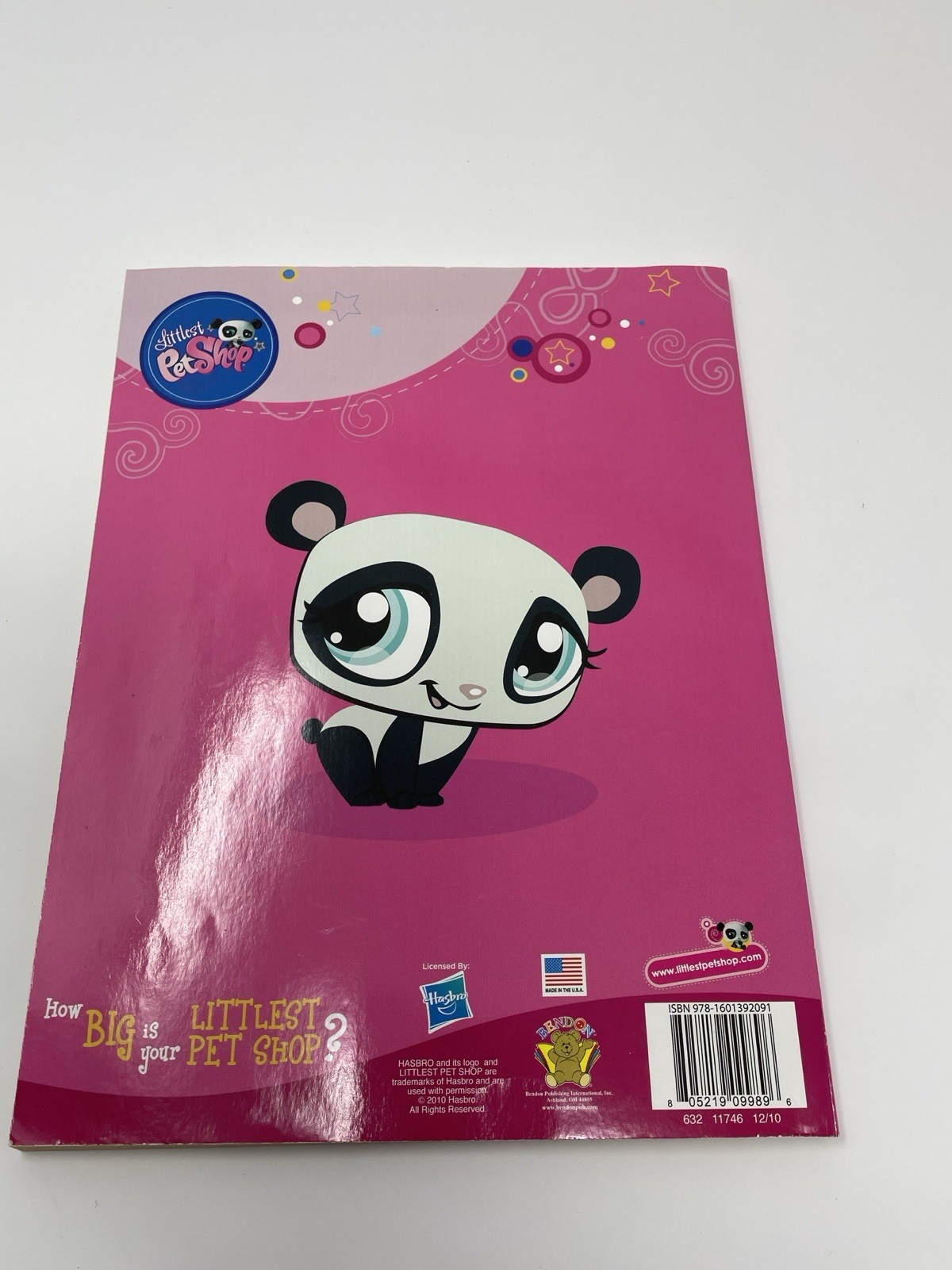 2010 Littlest Pet Shop Jumbo Coloring & Activity Book LPS – New Old Stock Unused