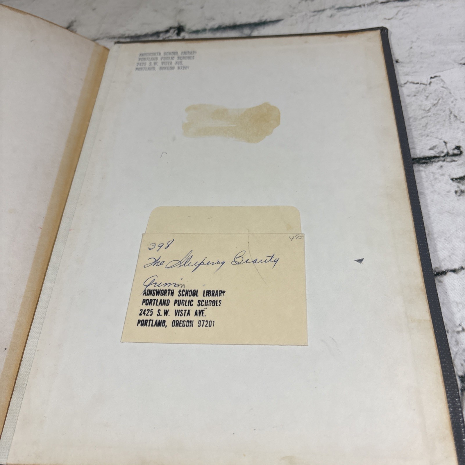 THE SLEEPING BEAUTY Felix Hoffmann 1960 Harcourt Brace and Company Ex Library