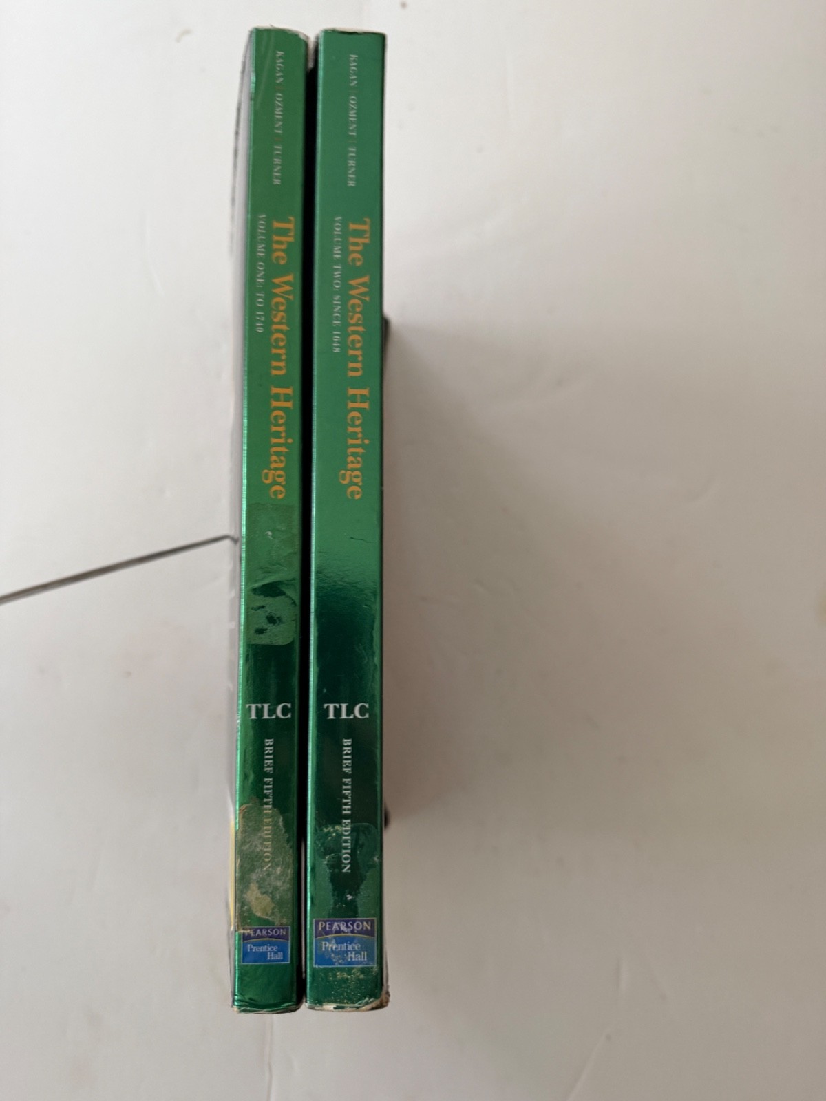 Lot of 2: The Western Heritage, Donald Kagan: Volumes 1 & 2 PB Classroom Edition