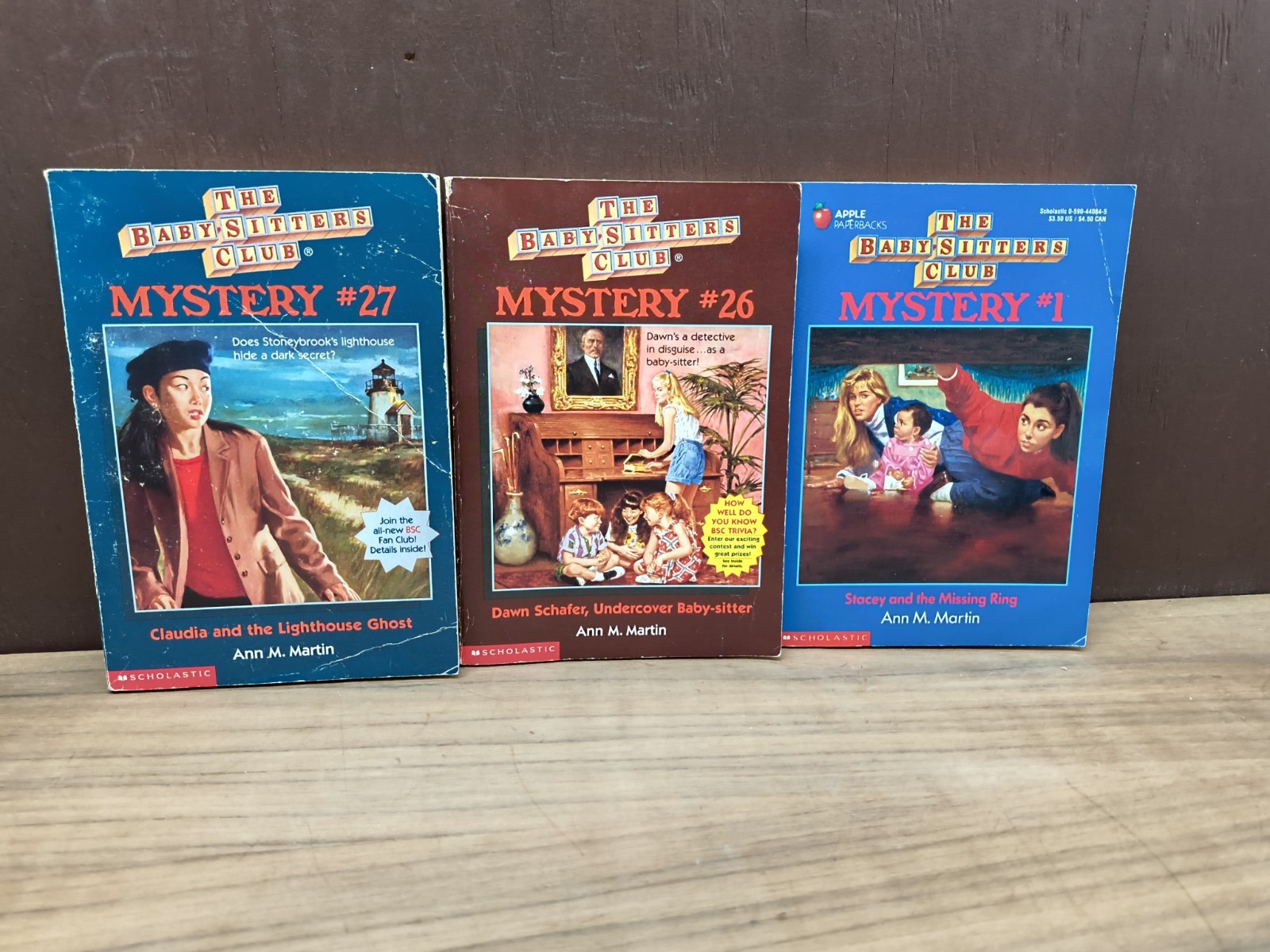 The Baby-Sitters Club Mysteries lot of 3 – Ann M. Martin – Trade Paperback Lot