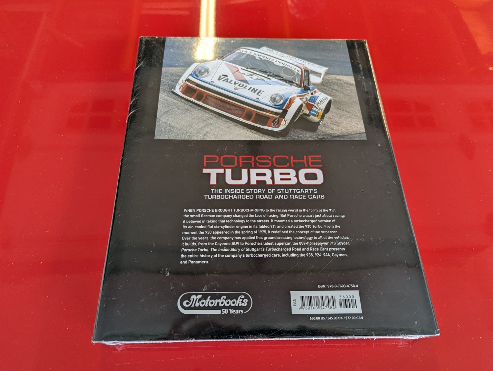 Porsche Turbo Book by Randy Leffingwell 930, 935, 924, 944, 968, 911 Ships Boxed