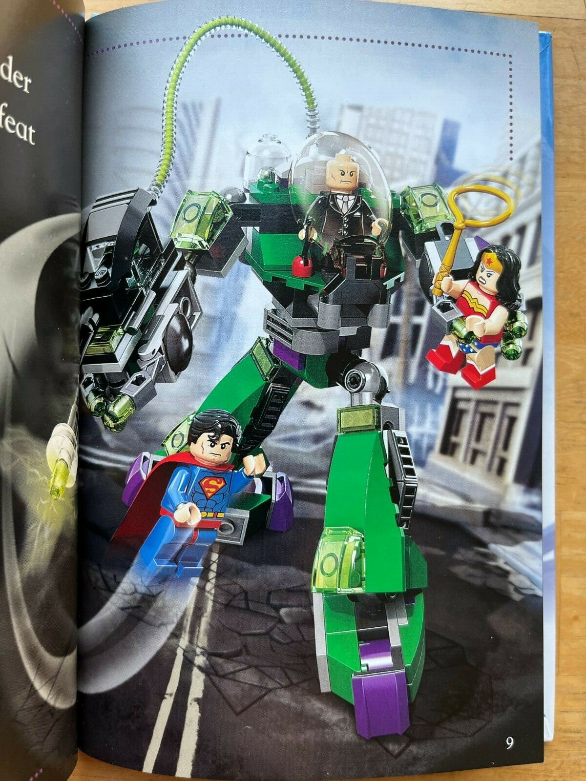 Set of 3 Lego DC Comics Super Heroes Books (Hardcover)