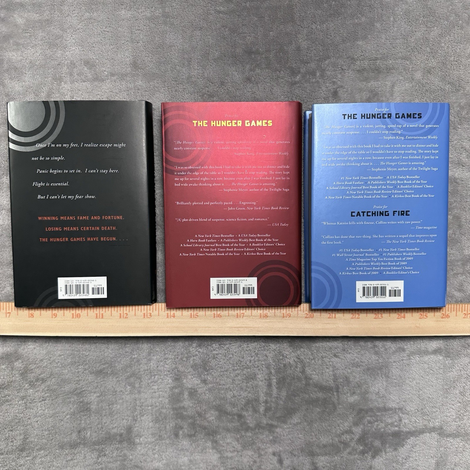 The Hunger Games Trilogy Boxset by Suzanne Collins – All 3 books – HB DJ LNC!!