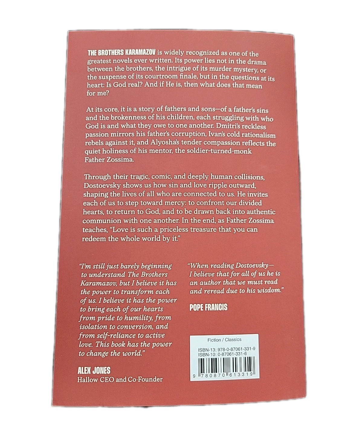 NEW Paperback Book The Brothers Karamazov (Hallow Edition) by Fyodor Dostoevsky