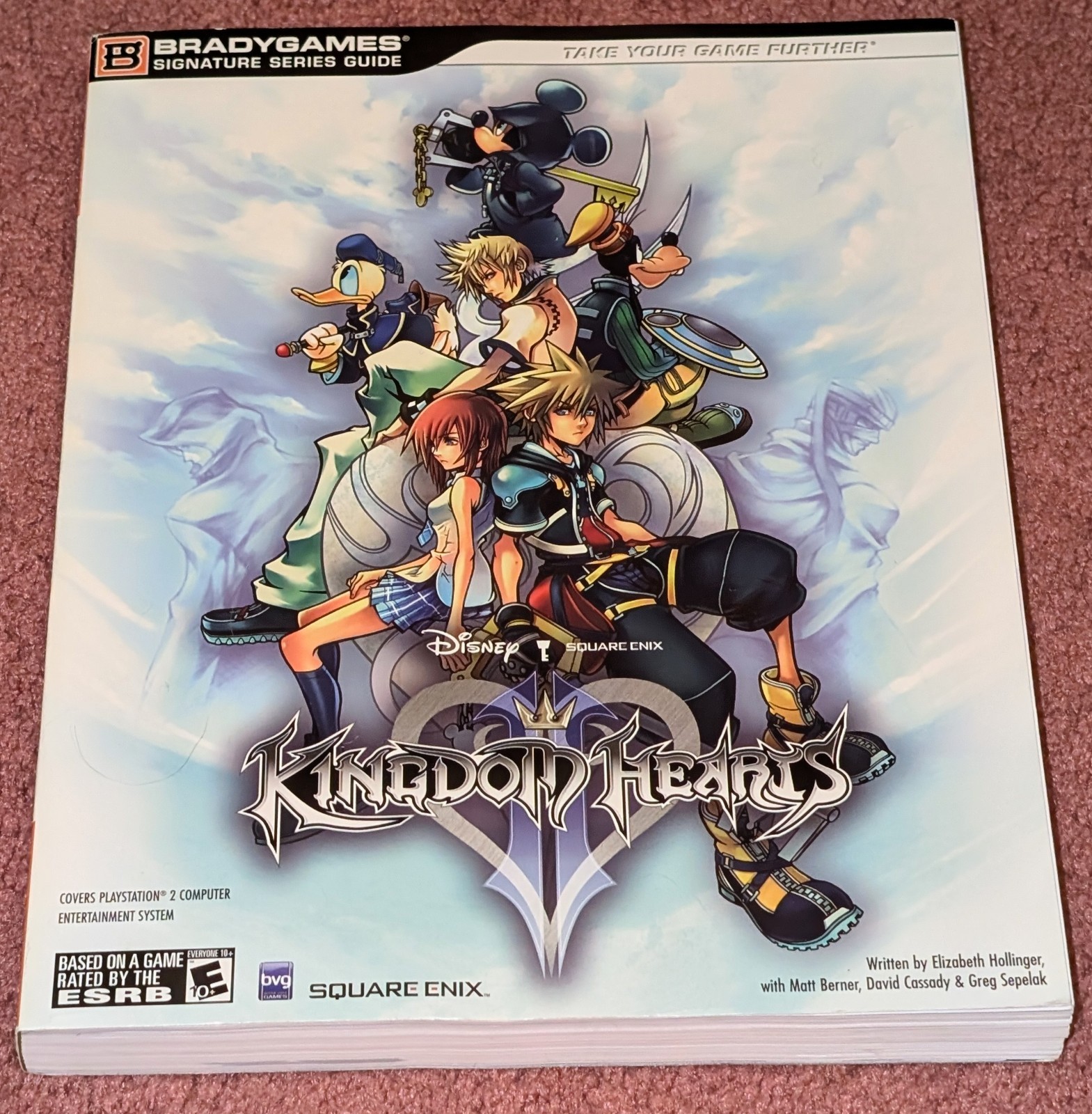 KINGDOM HEARTS II signature series guide BRADYGAMES Disney/ Square Enix POSTER