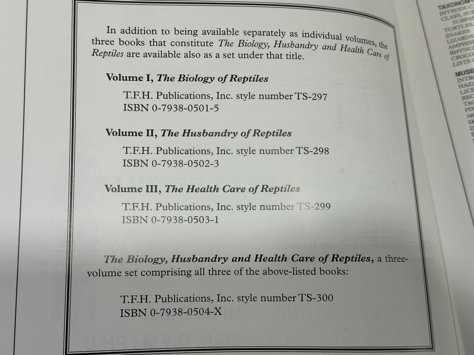 Health Care of Reptiles Vol. 3 (Biology, Husbandry and Health Care Hard Cover
