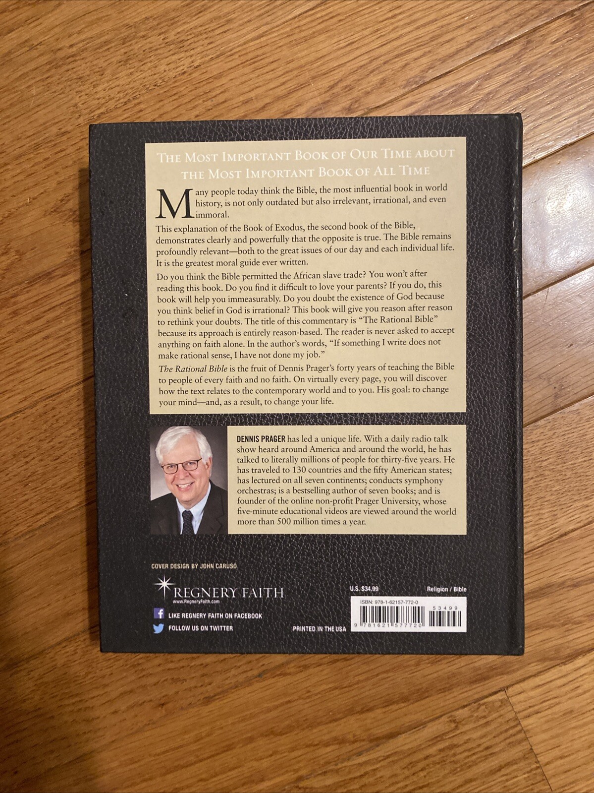 The Rational Bible: Exodus by Dennis Prager ( 2018, Hardcover )