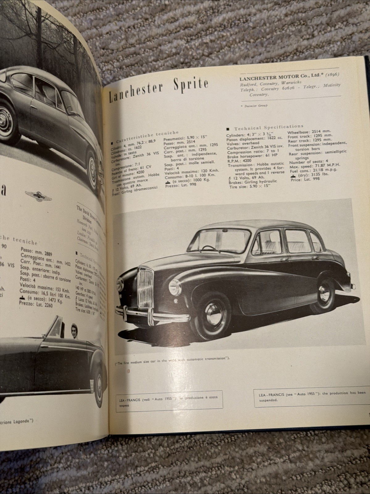 Auto 1956: International Yearbook of Auto Design and Production