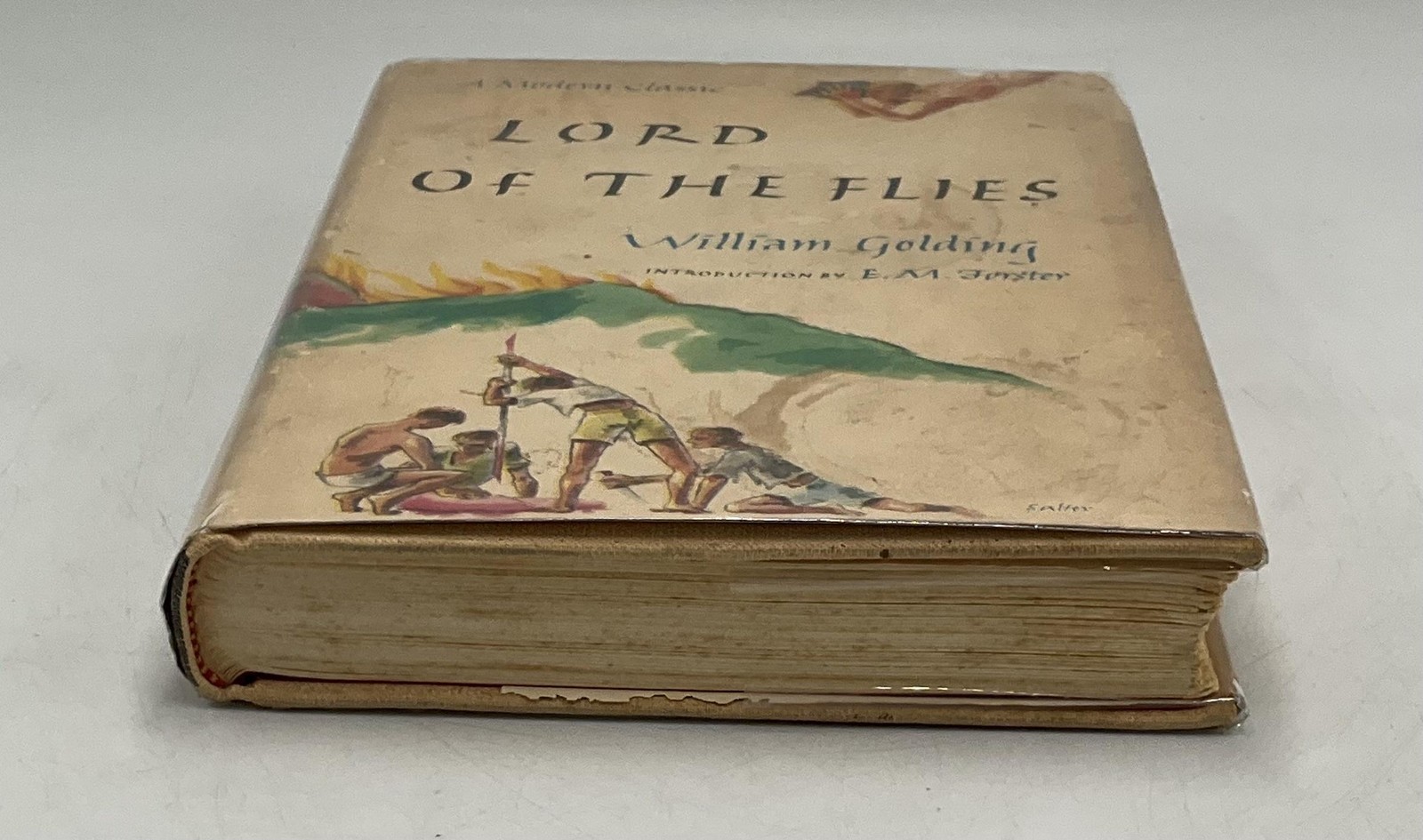 Vintage Lord Of The Flies William Golding Coward-McCann HC Tan DJ 1962 USA