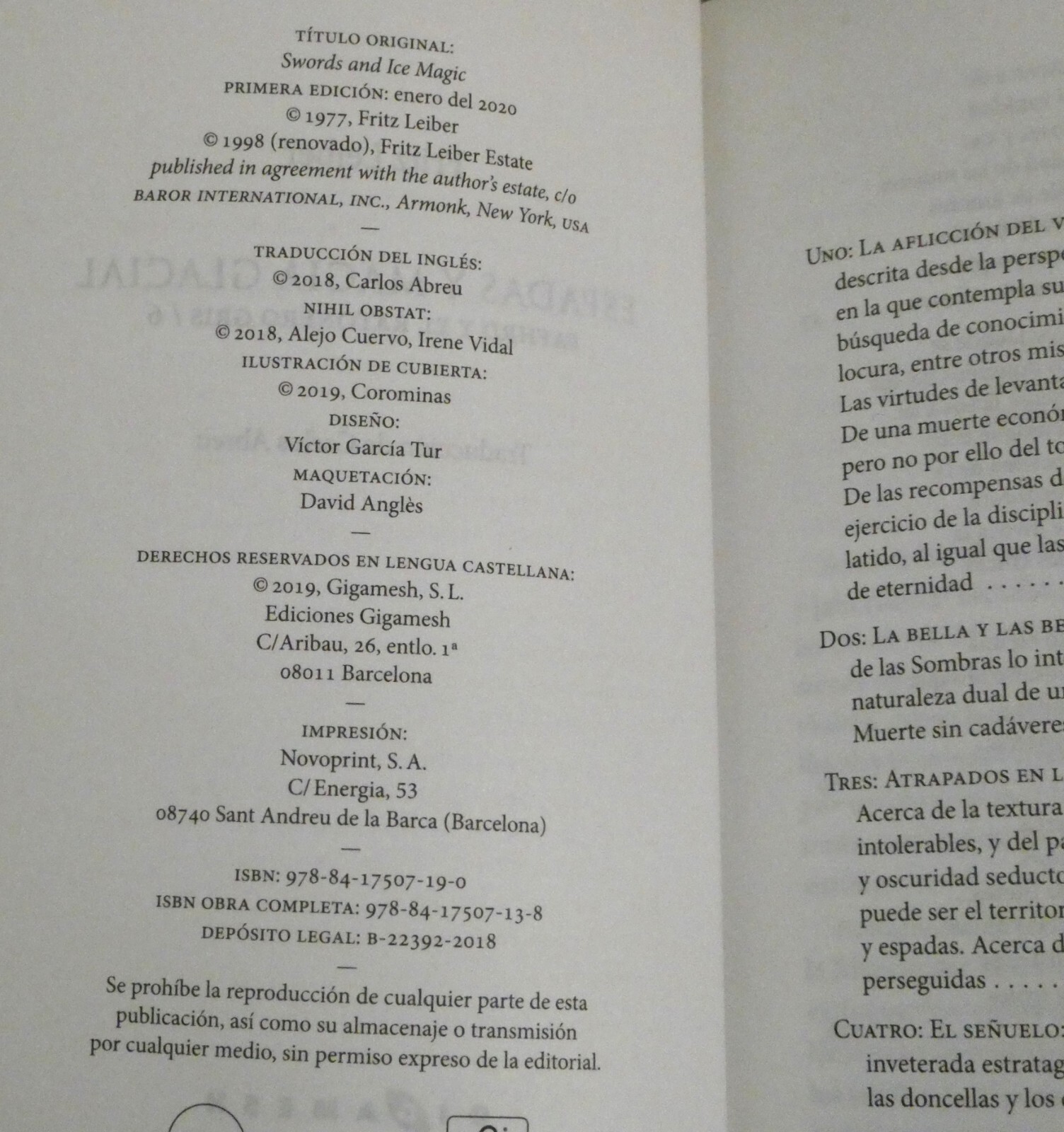 Fritz Leiber 6 Book Lot Spanish Espadas Caballero 1-4 6 7 Fafhrd Ratonero Gris