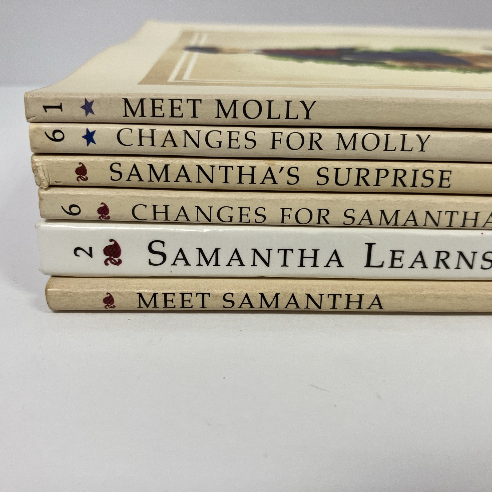 Pleasant Company American Girl Molly Samantha Surprise Meet Changes (Lot of 6)
