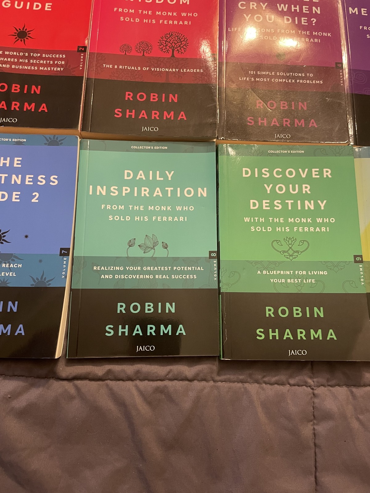 Robin Sharma Collector’s Edition 10 Volume Pack The Monk Who Sold His Ferrari