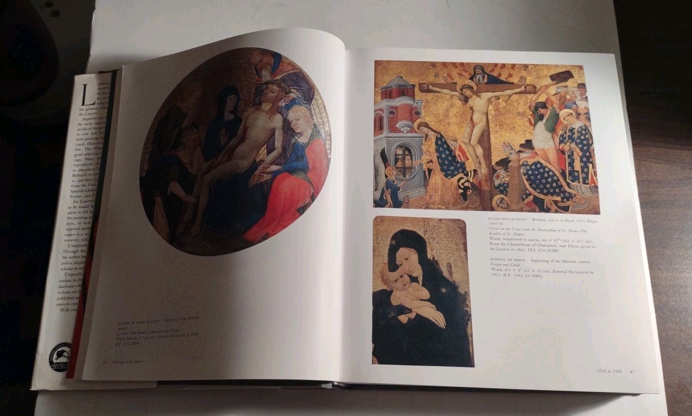Paintings in the Louvre Hardcover Book By Lawrence Gowing Stewart Tabori & Chang
