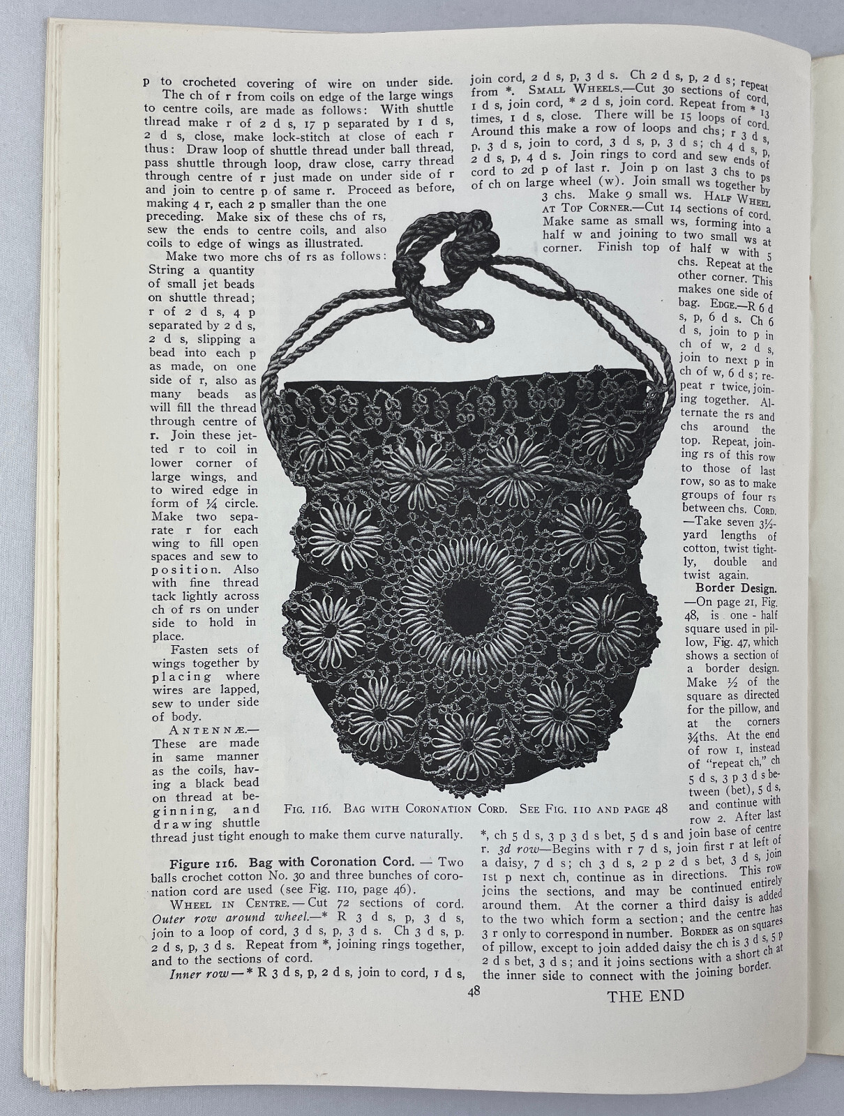 Tatting Patterns, Julia E. Sanders, 1977, Reprint of 1915 Craft Classic, PBK