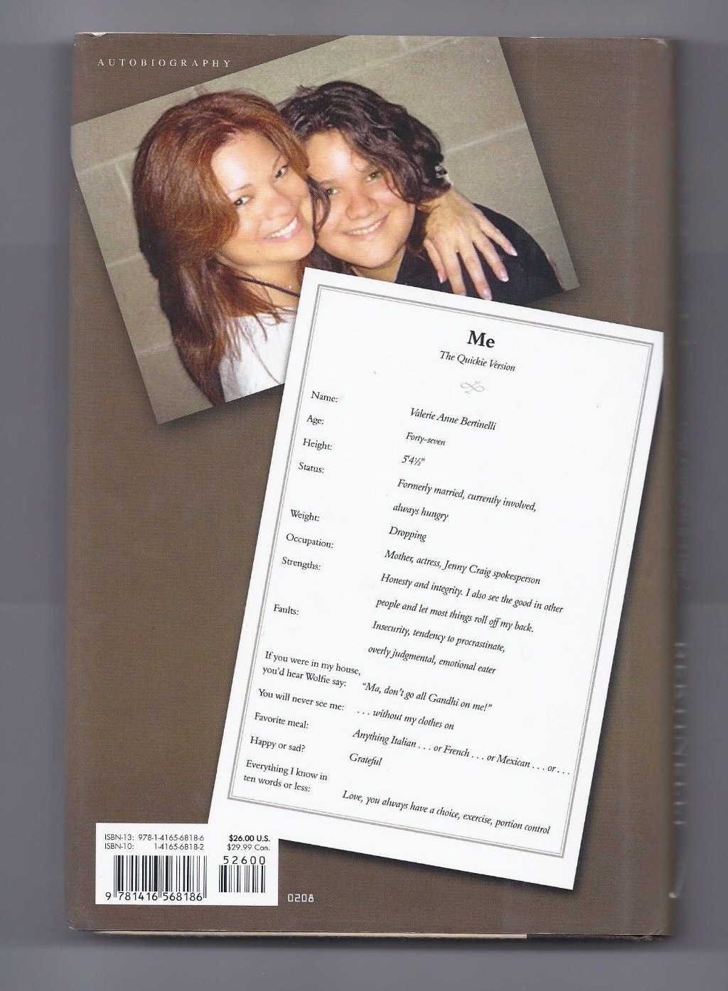 Losing It : And Gaining My Life Back One Pound at a Time by Valerie Bertinelli
