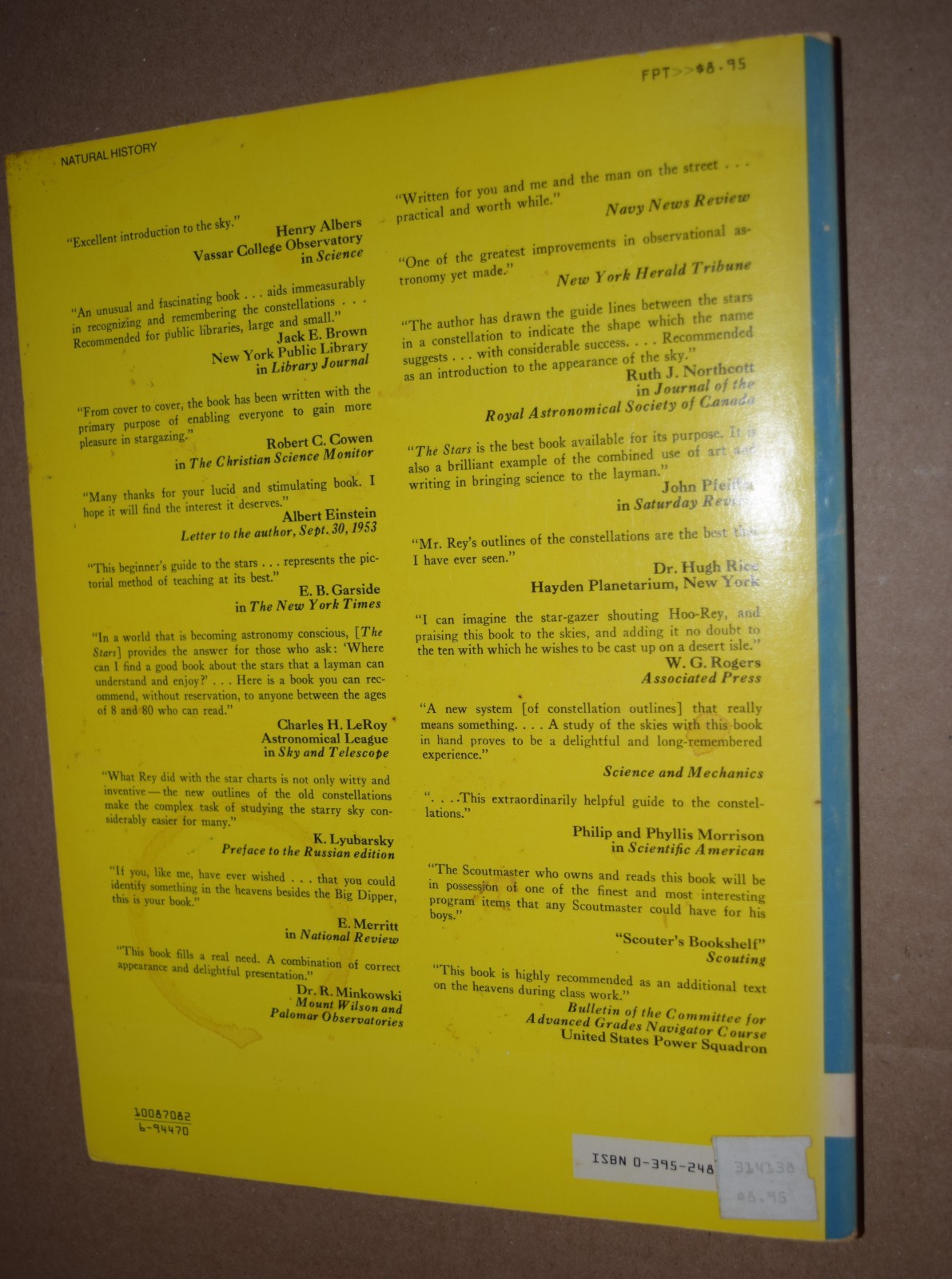 The Stars – Paperback By Rey, H. A. – VERY GOOD