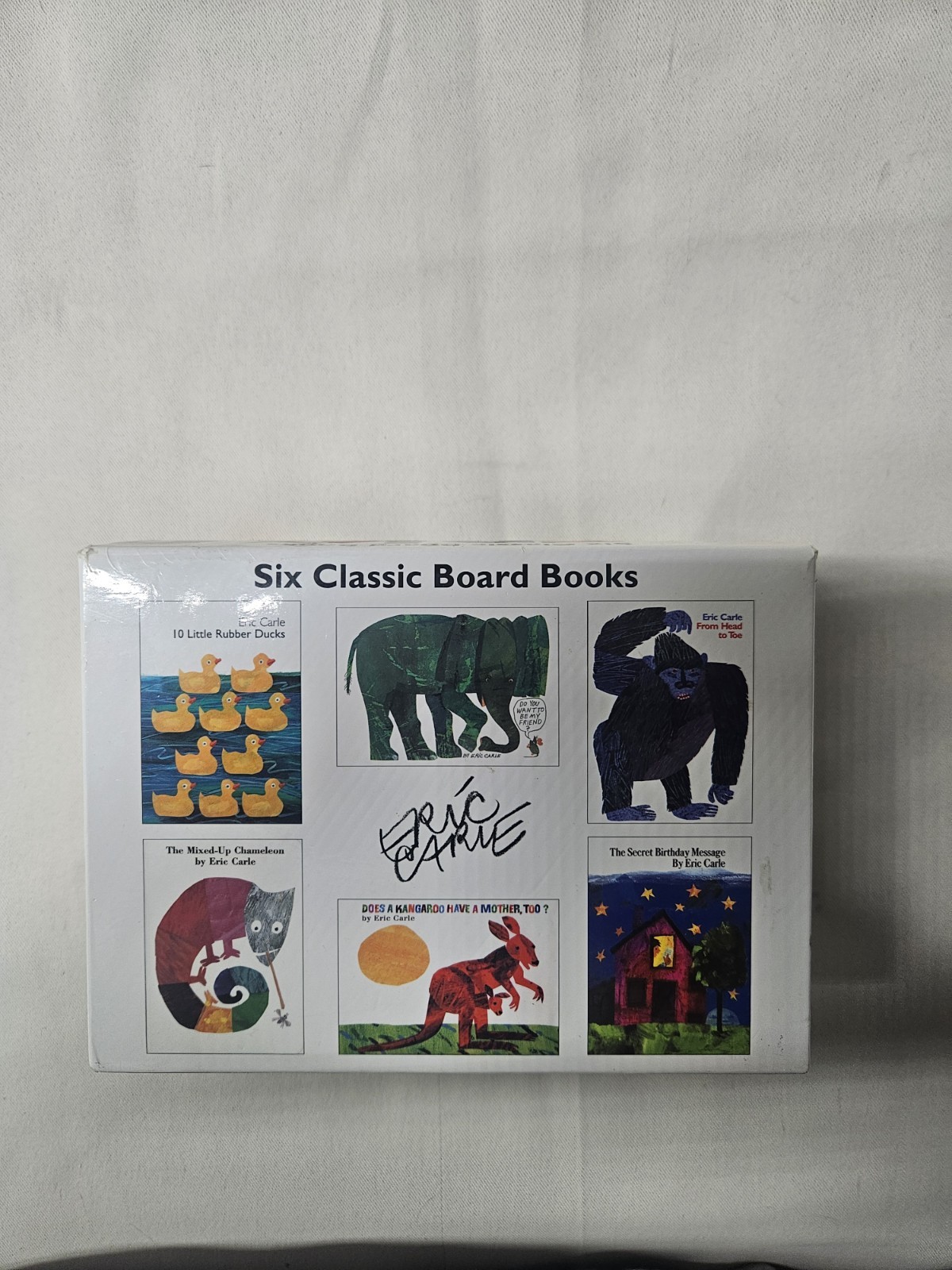 Eric Carle Six Classic Board Books Box Set 2018 HarperFestival Illustrated