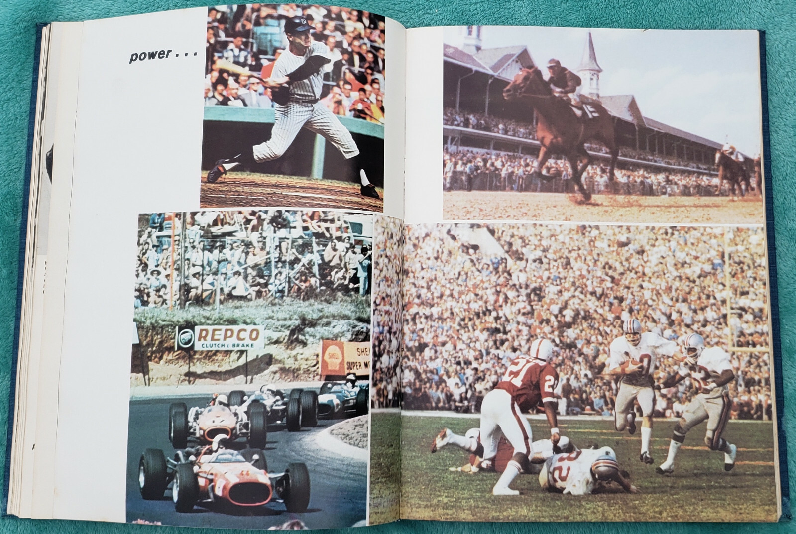 A Century Of Sports 1971 Jumbo Hardcover 434 Pages The Associated Press