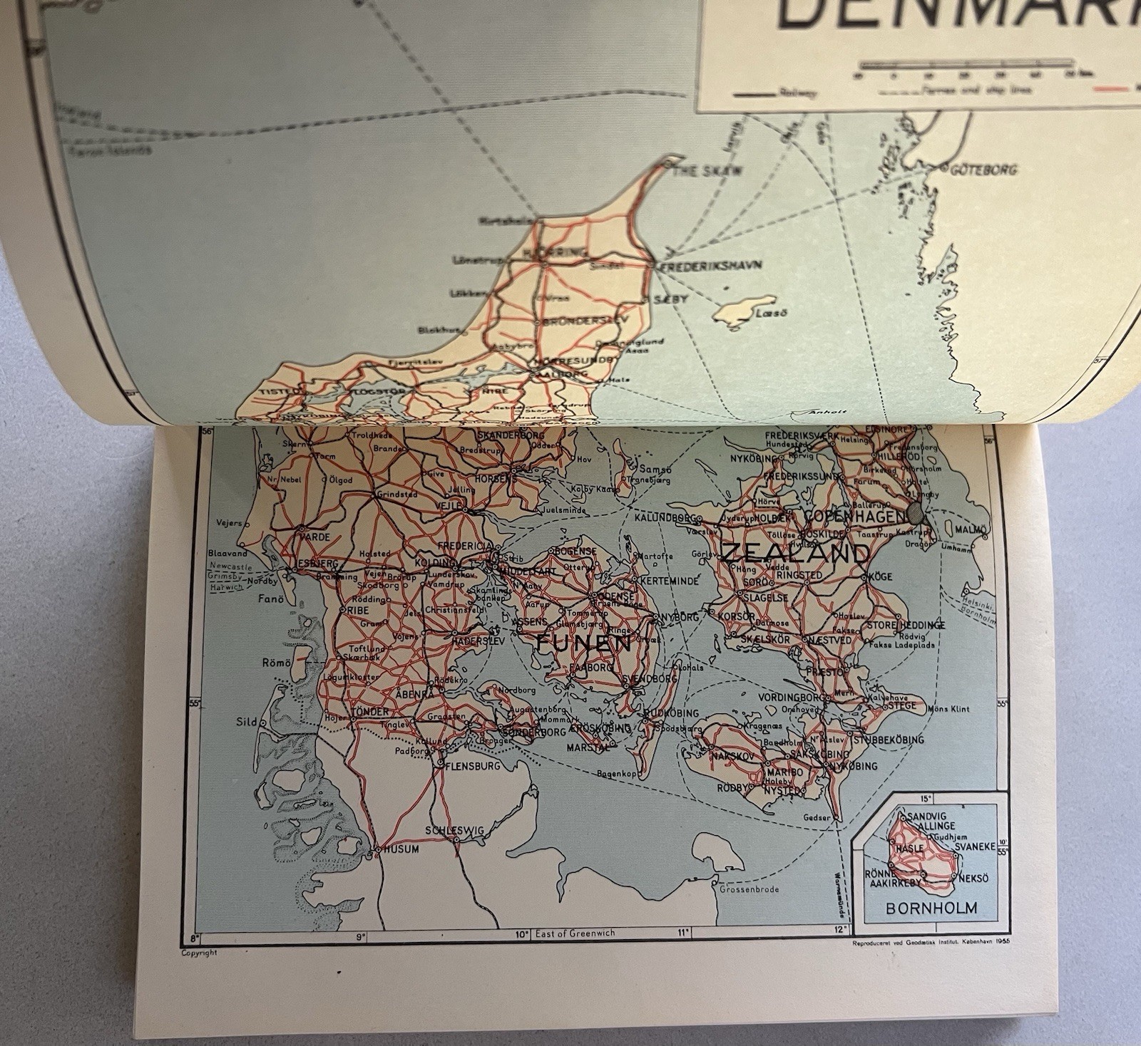 Vintage 1956 Denmark By The Royal Danish Ministry Of Foreign Affairs Book