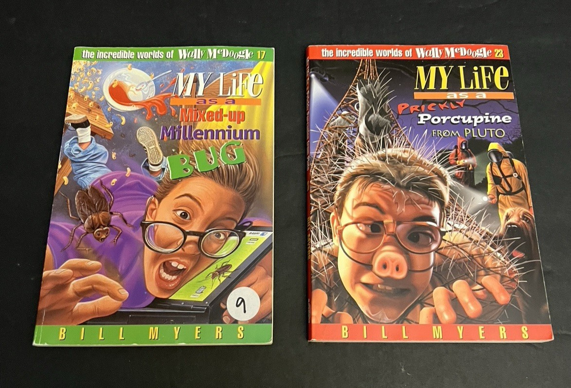 The Incredible World of Wally McDoogle “MY LIFE AS A” Lot of 10 Books Bill Myers