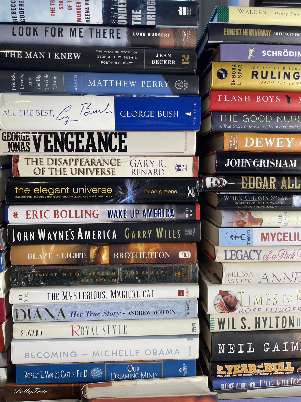 10 Pounds Assorted Non-Fiction Hardcover Books Mass Market Various Sub Genres