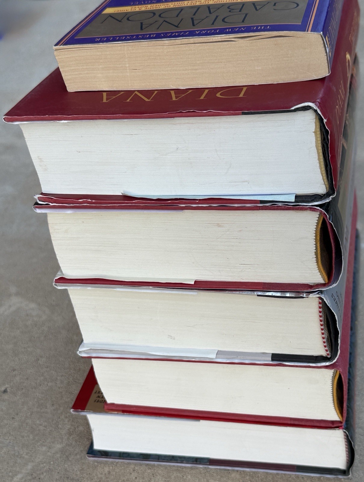 Diana Gabaldon Lot Of 6 Books 5 Hardcover & 1 Paperback – 2 Drums Of Autumn
