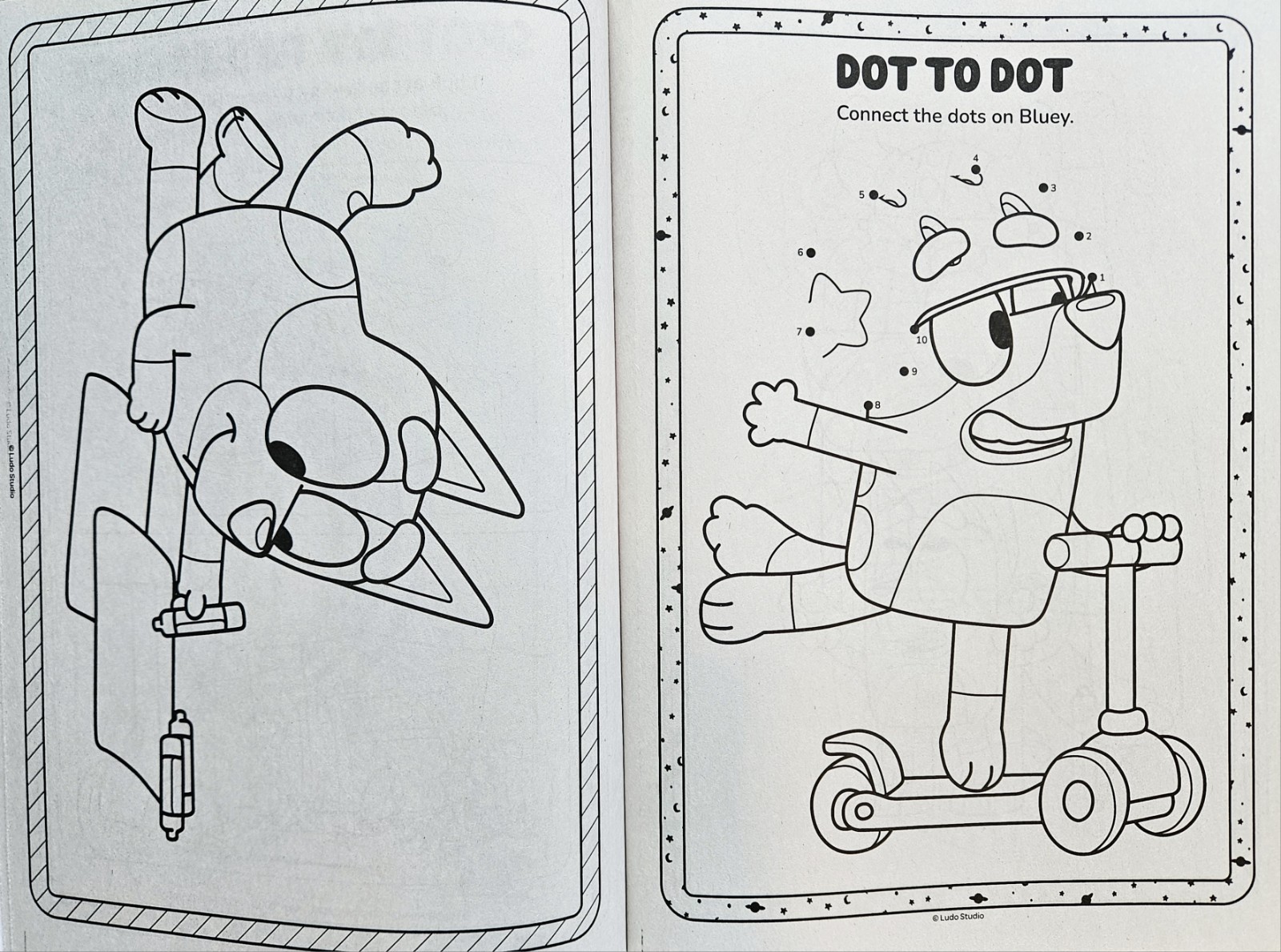 Bluey – Sticker by Number Activity Books & Jumbo Coloring Book Set Of 3 New!