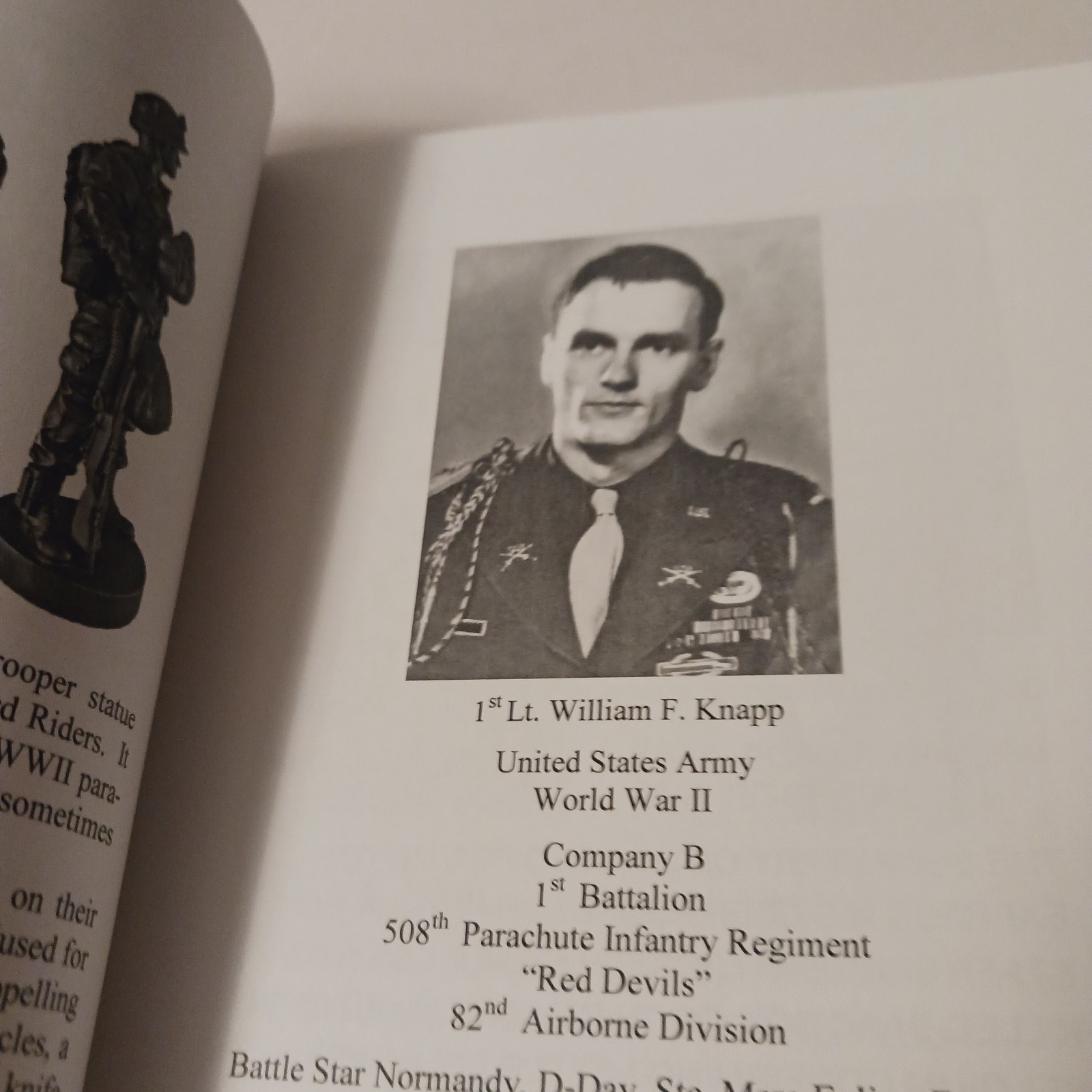 *Signed* I Didn’t Know Anyone Cared by William F. Knapp WII 508th Red Devil. PB.