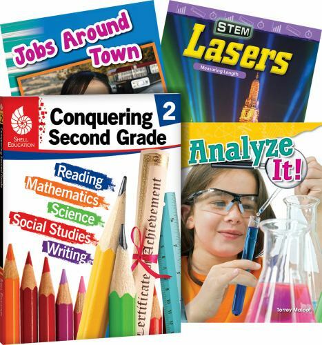 Shell Education Conquering Second Grade, 4-Book Set BRAND NEW