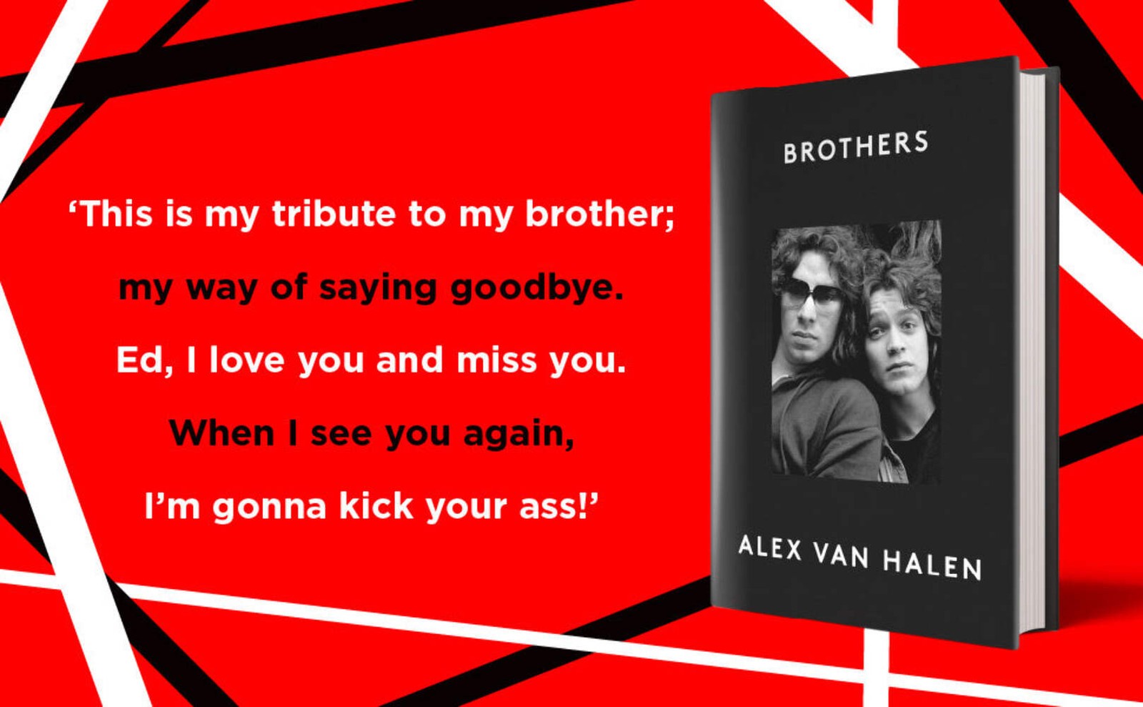 Alex Van Halen BROTHERS Hardcover Book + Exclusive Prints – New