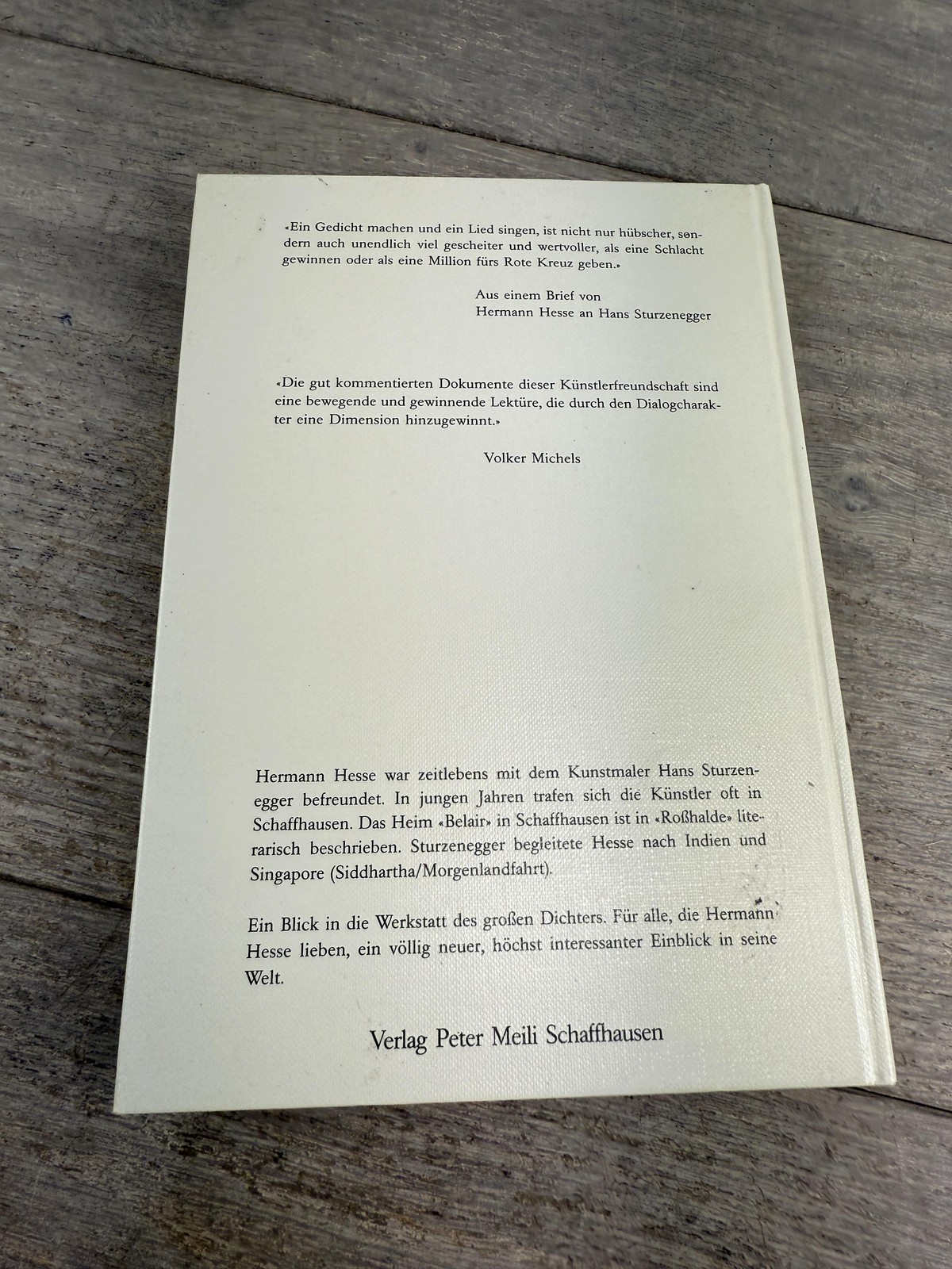 Vintage 1984 Hermann Hesse Letters to Hans Sturzenegger Signed HC Book