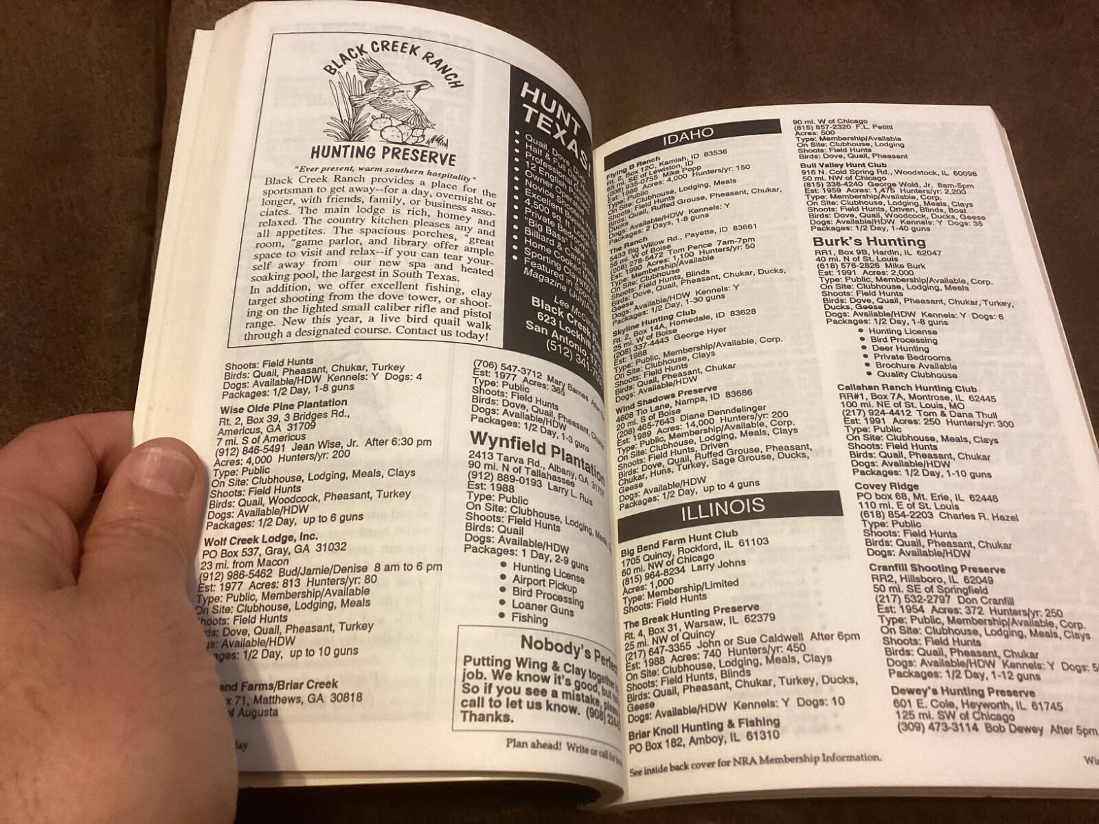 BLACK’S WING & CLAY 92 93 ANNUAL EDITION TO USA SHOOTING LOCATIONS 178 PAGES