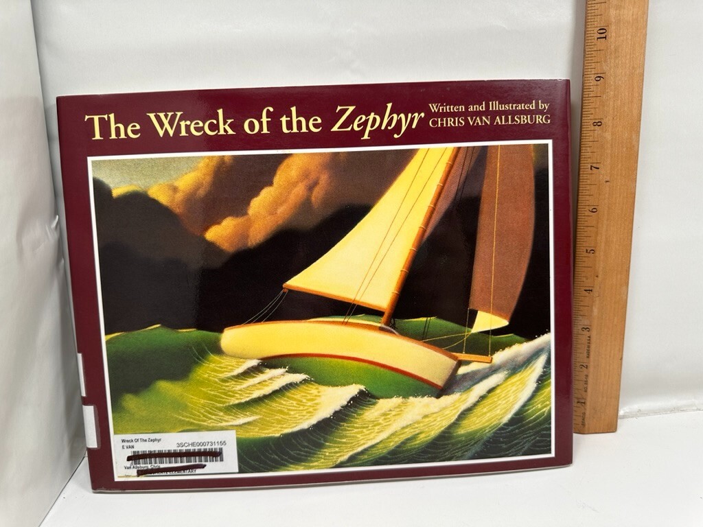 Lot of 6 Chris Van Allsburg Book Lot Ex-Lib Teacher Homeschool Reading HC