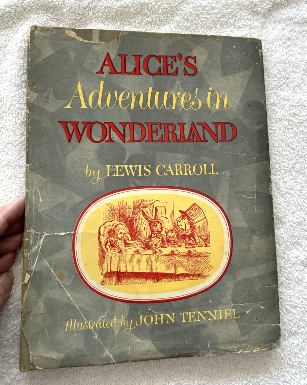 ALICE’S ADVENTURES IN WONDERLAND hcdj 1948 Lewis Carroll John Tenniel $1.25 dj