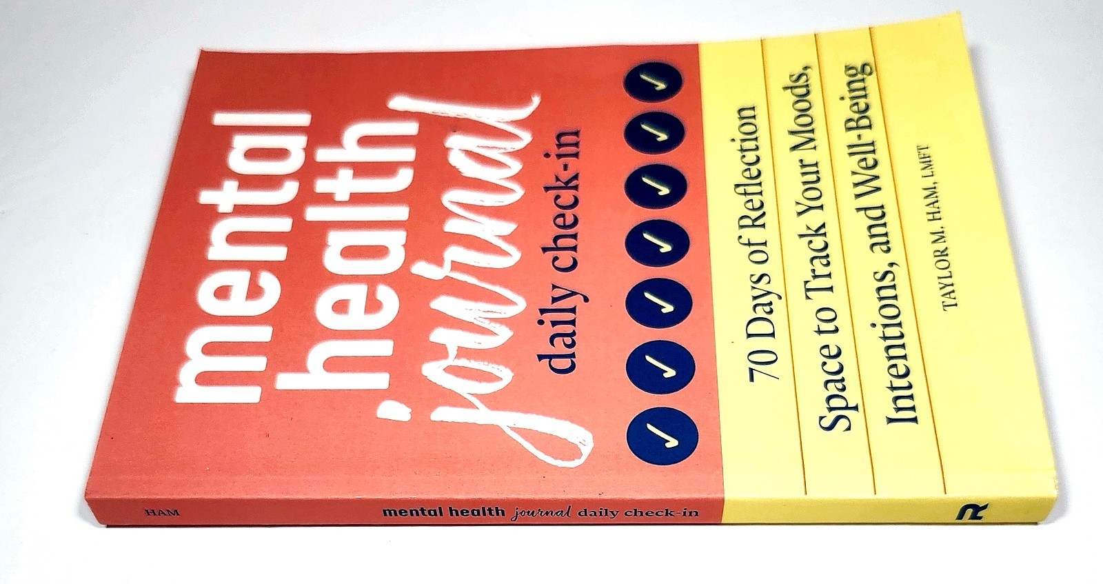 Mental Health Journal 70 Days of Reflection Space Taylor Ham (Paperback, 2022)