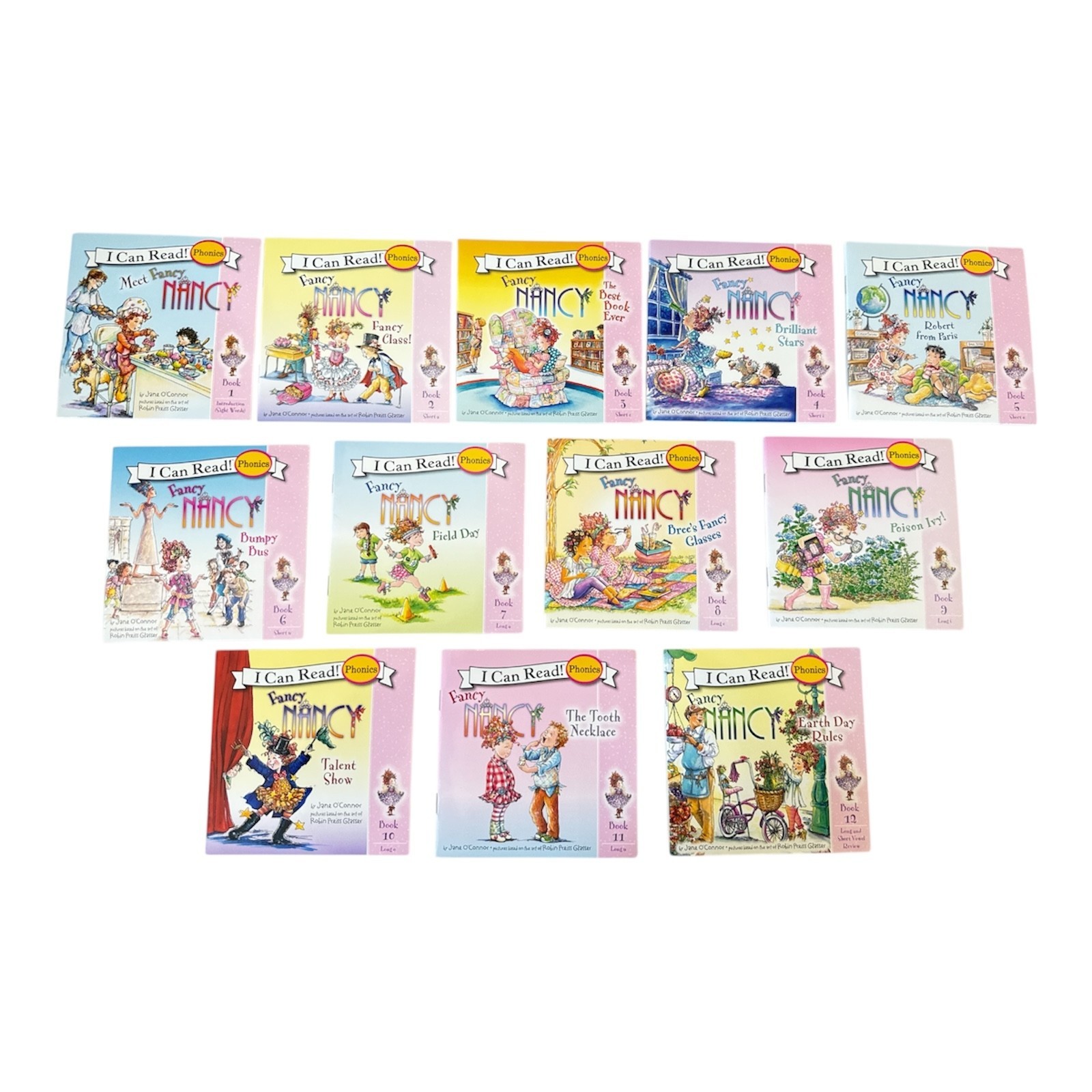 Fancy Nancy Books I Can Read Fantastic Phonics Learn to Read 12 Books Box Set