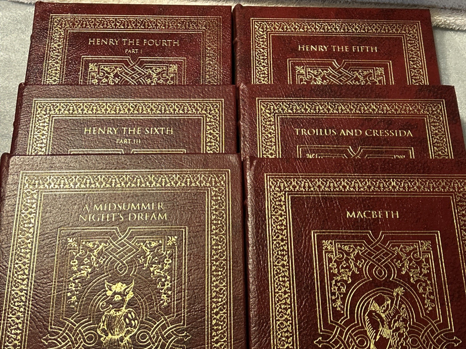 Easton Press William Shakespeare The Complete Works, 12 Leather Volumes