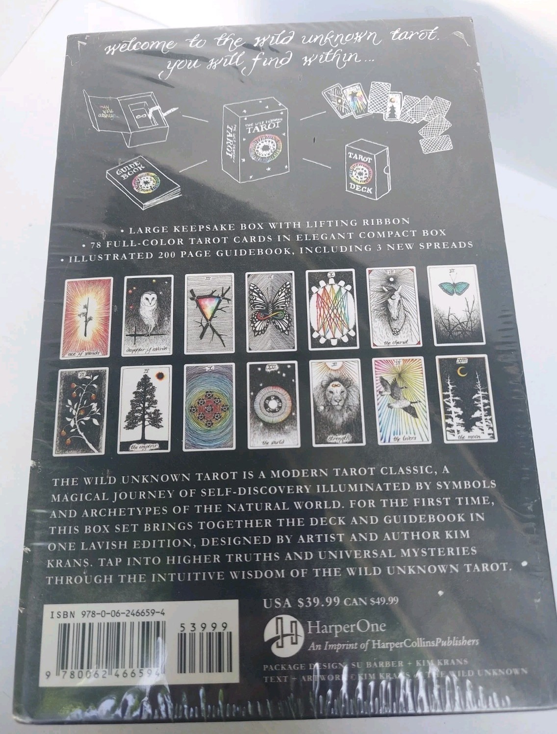 The Wild Unknown Tarot Deck and Guidebook by Kim Krans *New*